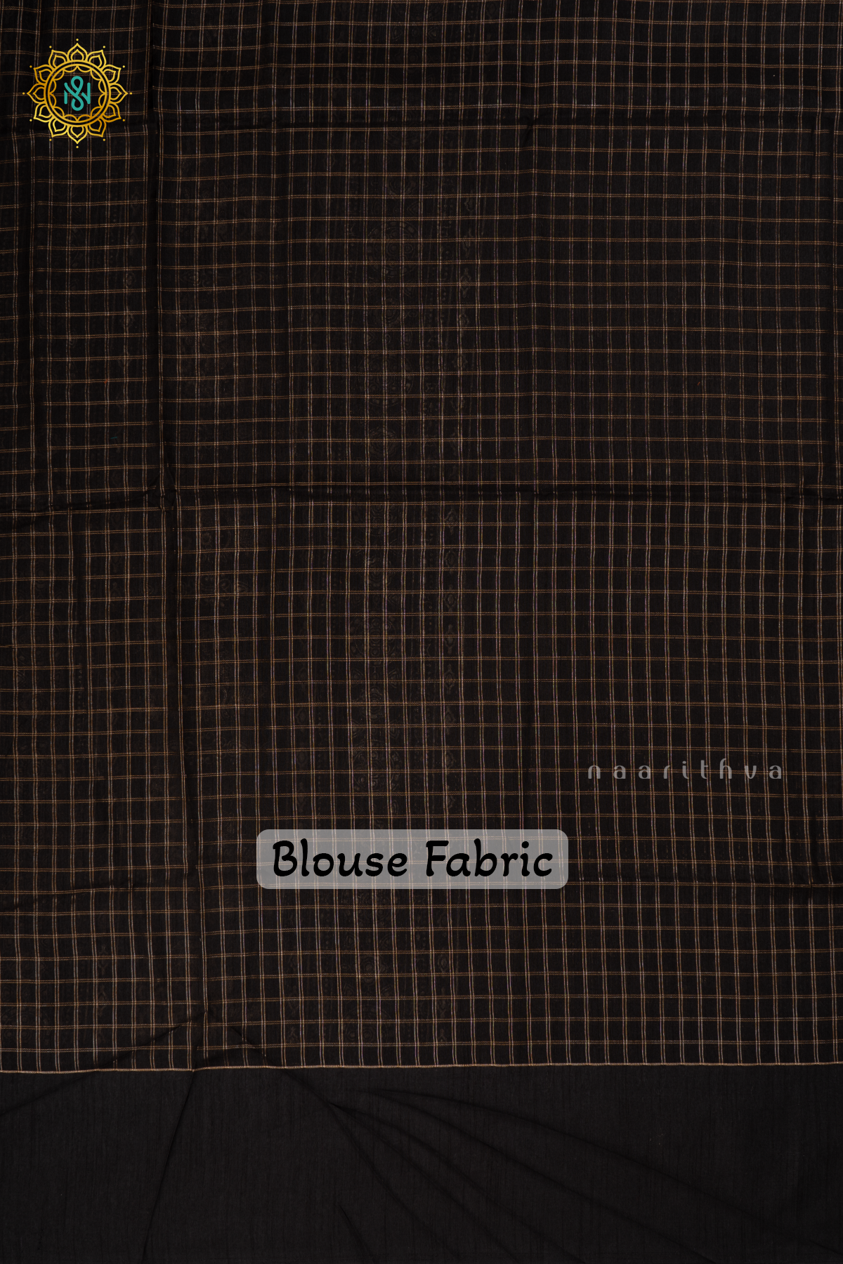 Black - Dola Silk Saree Allover Zari Checks and Printed Pallu with Satin Printed Border