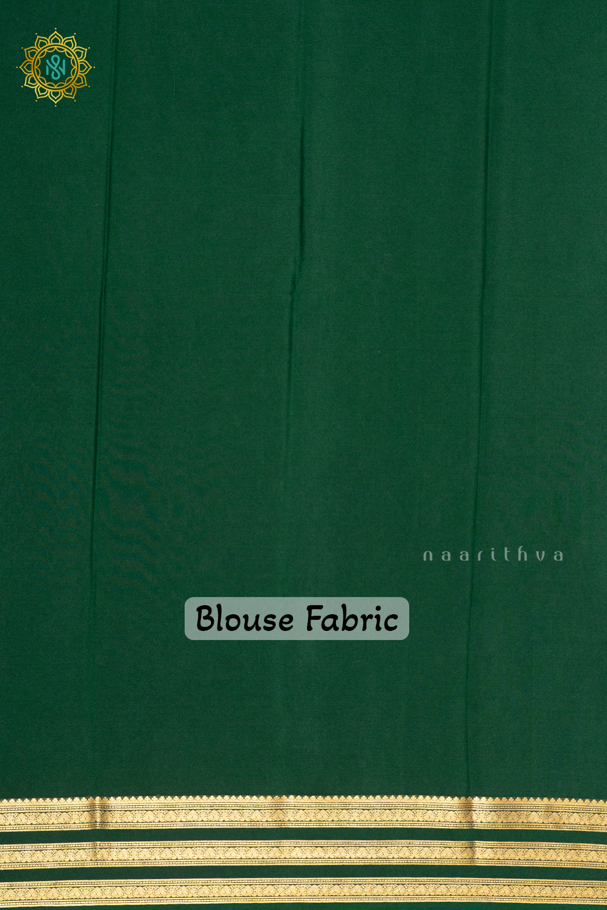 GREEN - PURE MYSORE CREPE SILK