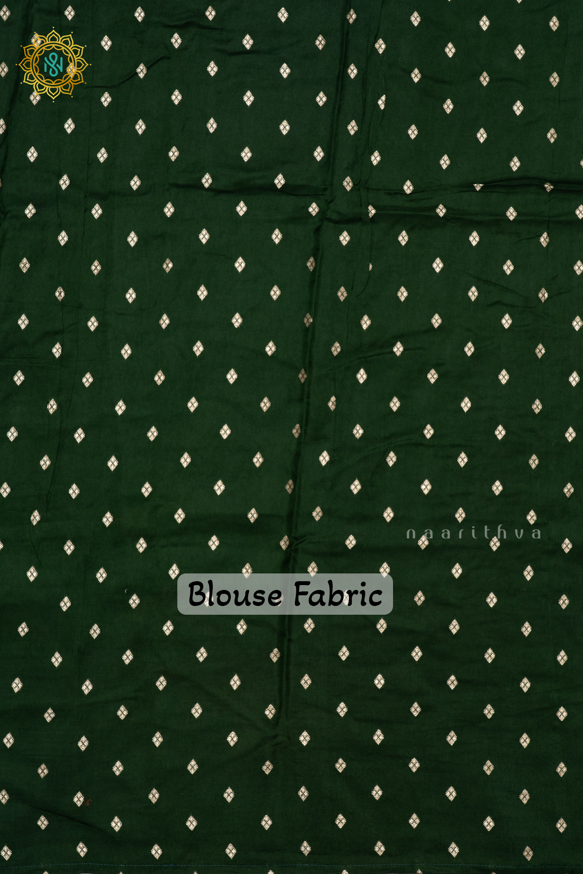 RED WITH GREEN - DOLA SILK