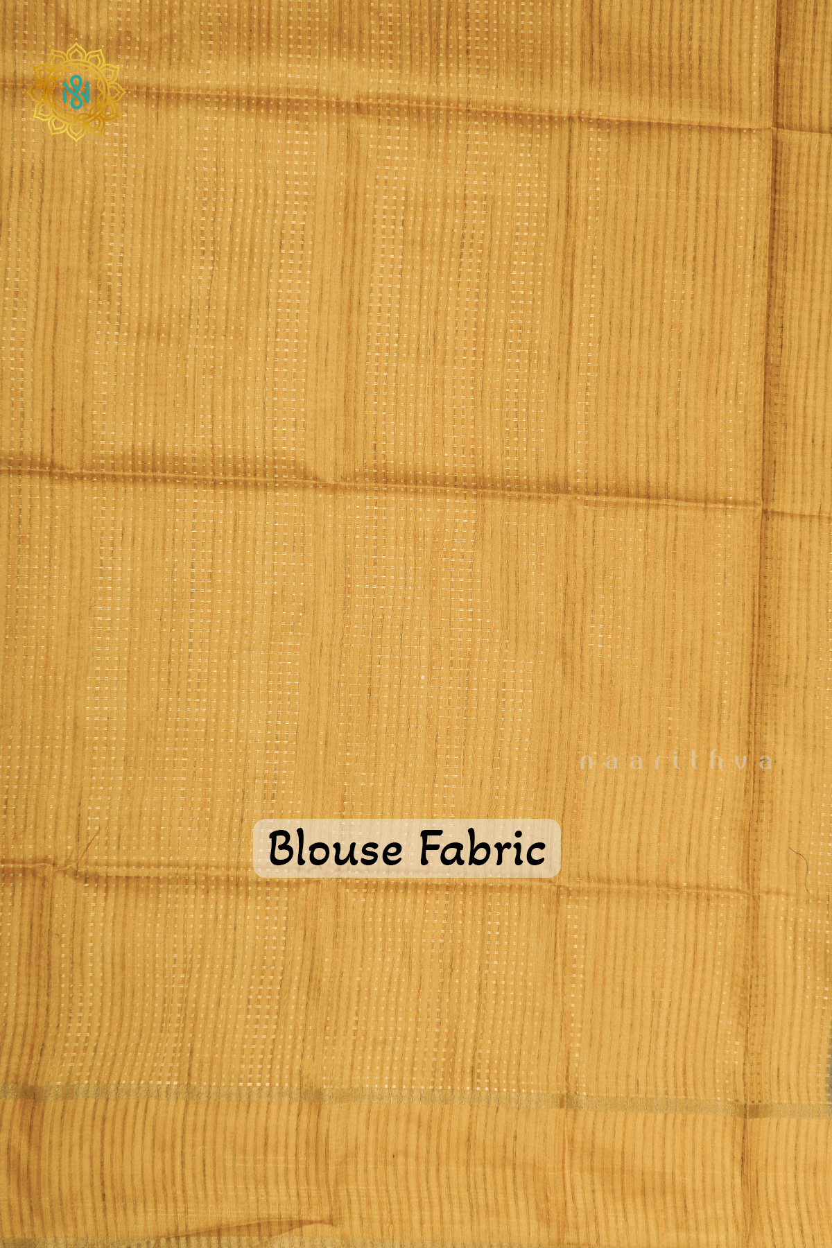 OLIVE GREEN WITH YELLOW - SEMI TUSSAR SILK