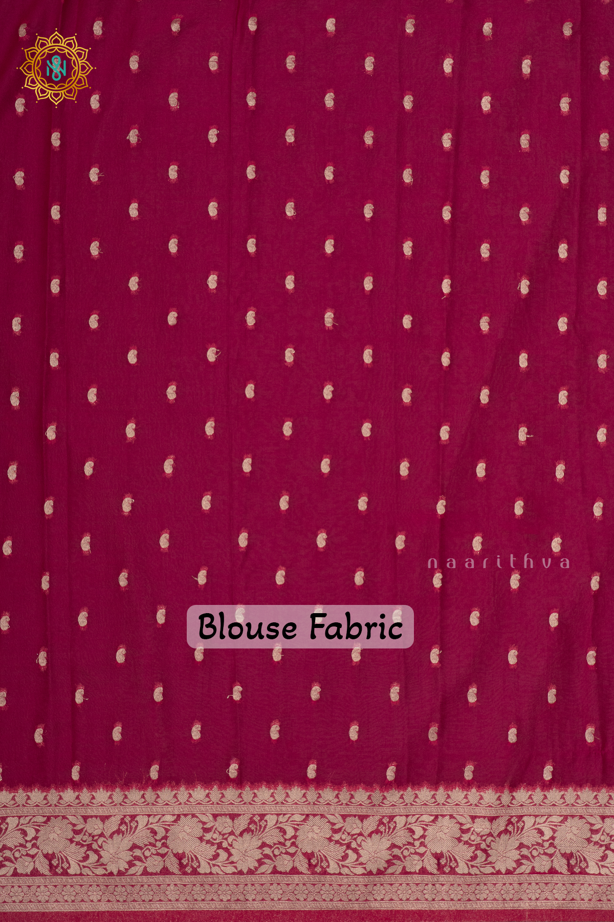 ORANGE WITH PINK - SEMI CHIFFON BANARASI