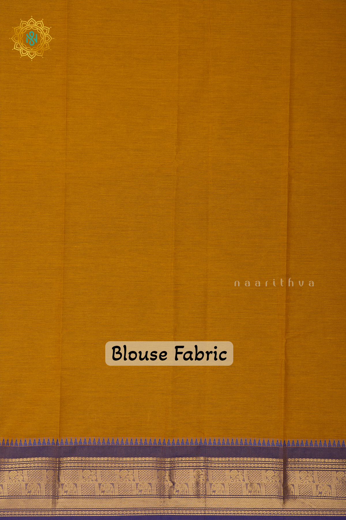 YELLOW WITH PURPLE & GREEN - CHETTINAD COTTON