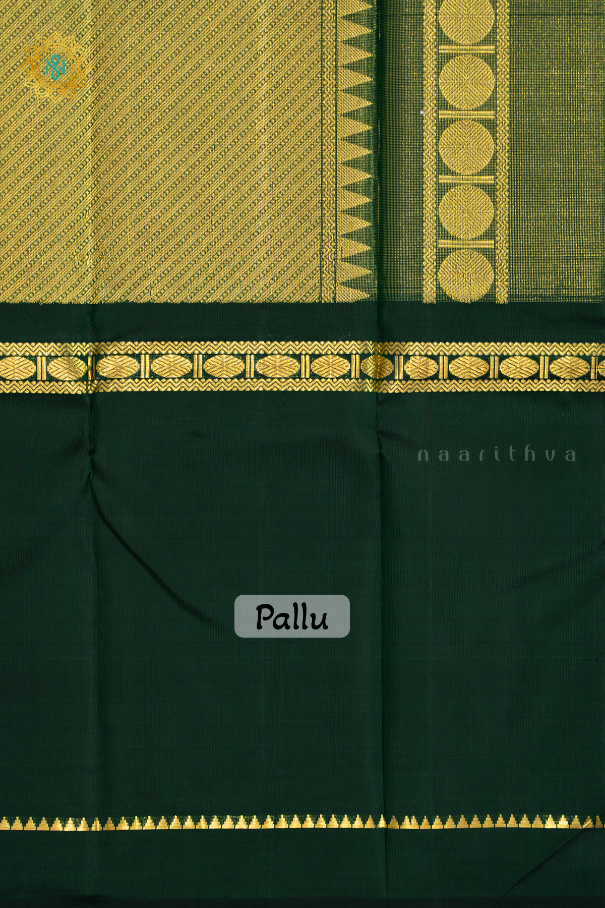 LIGHT PINK WITH GREEN & WINE - PURE KANJIVARAM SILK