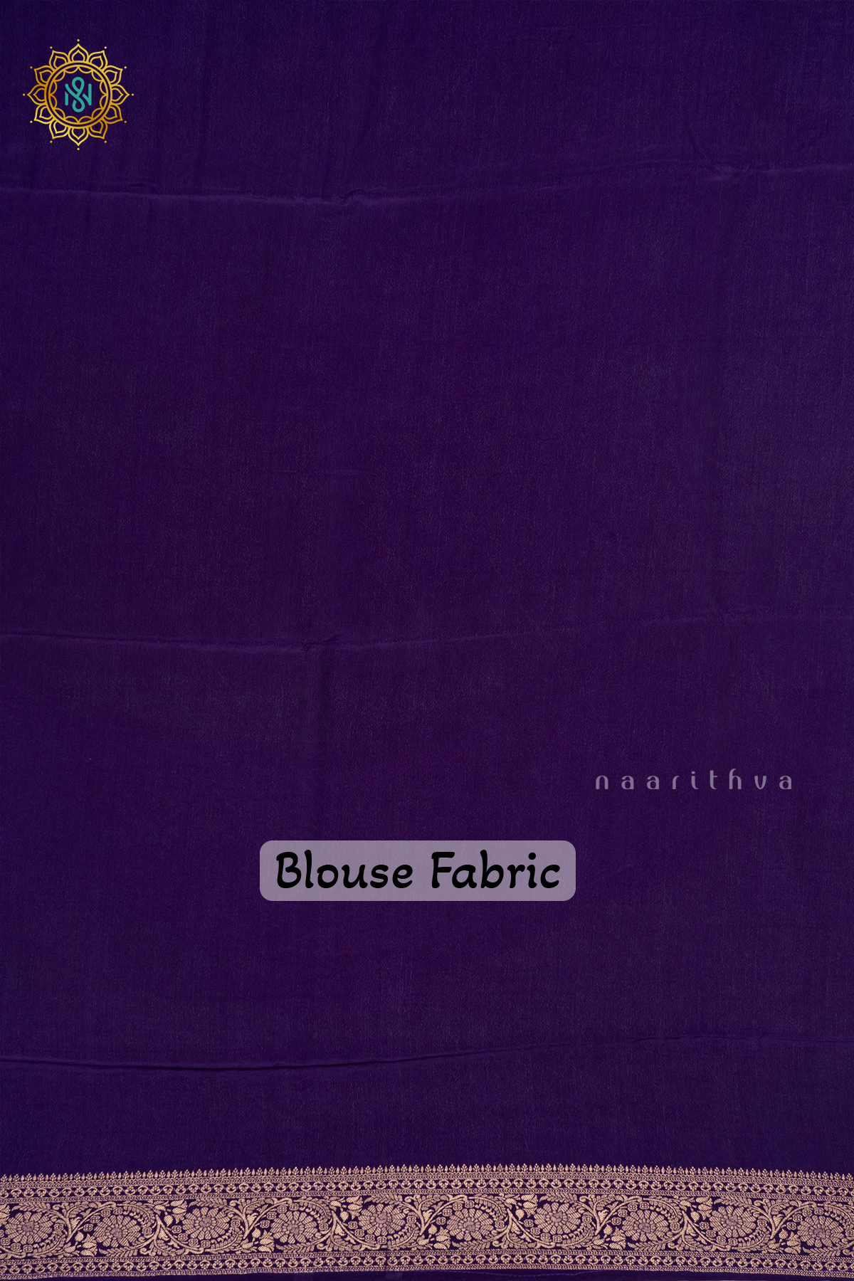 PURPLE - SEMI BANARASI CREPE