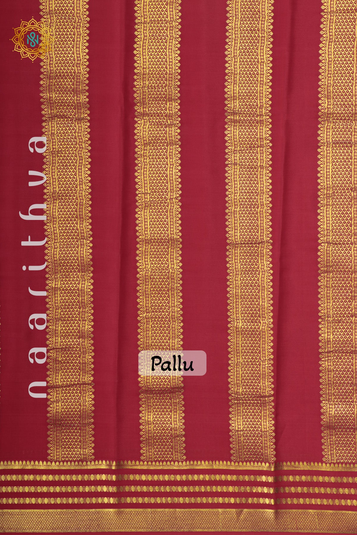 RED - PURE MYSORE CREPE SILK