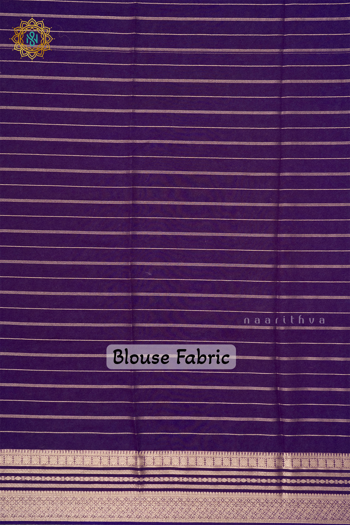 YELLOW WITH PURPLE - SEMI GEORGETTE
