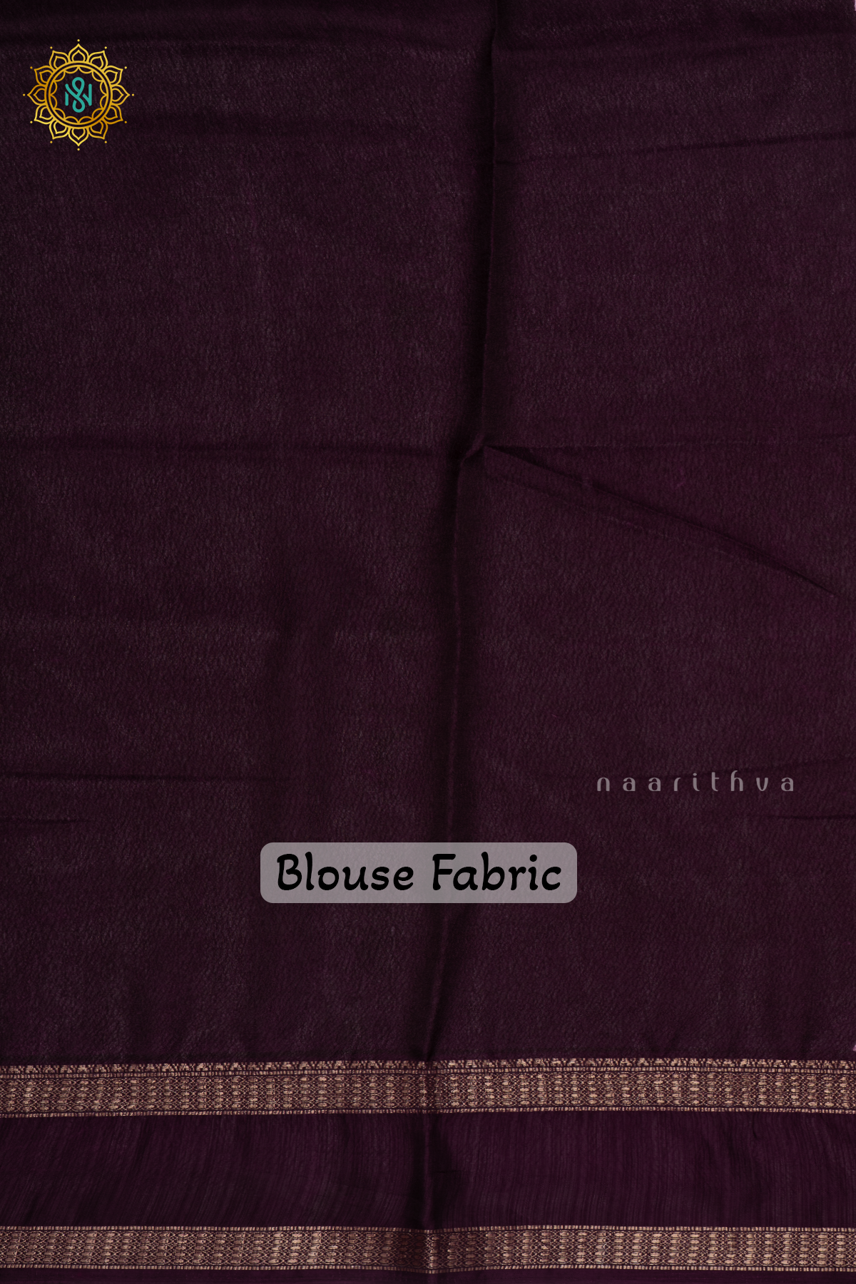 ROUGE PINK WITH DEEP WINE - SEMI GEORGETTE