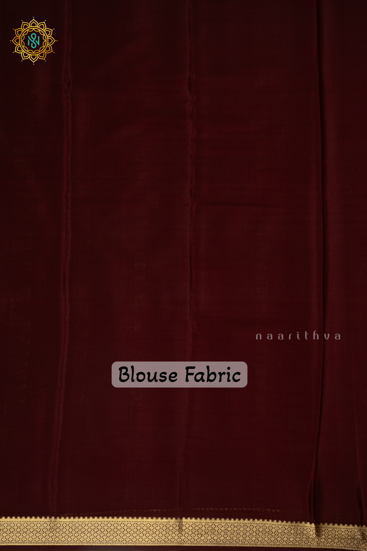 PEACH WITH BROWN AND MAGENTA - PURE MYSORE CREPE SILK