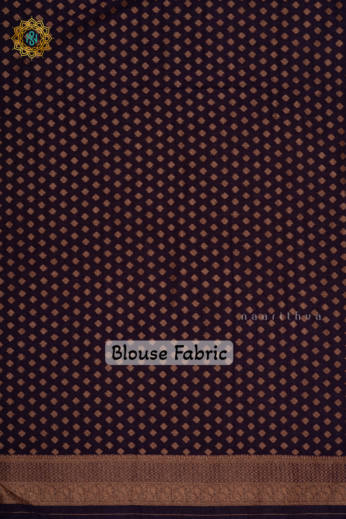 YELLOW WITH PURPLE - SEMI CREPE GEORGETTE