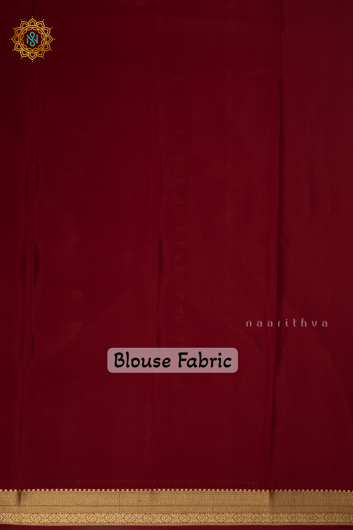 MAROON - PURE MYSORE CREPE SILK