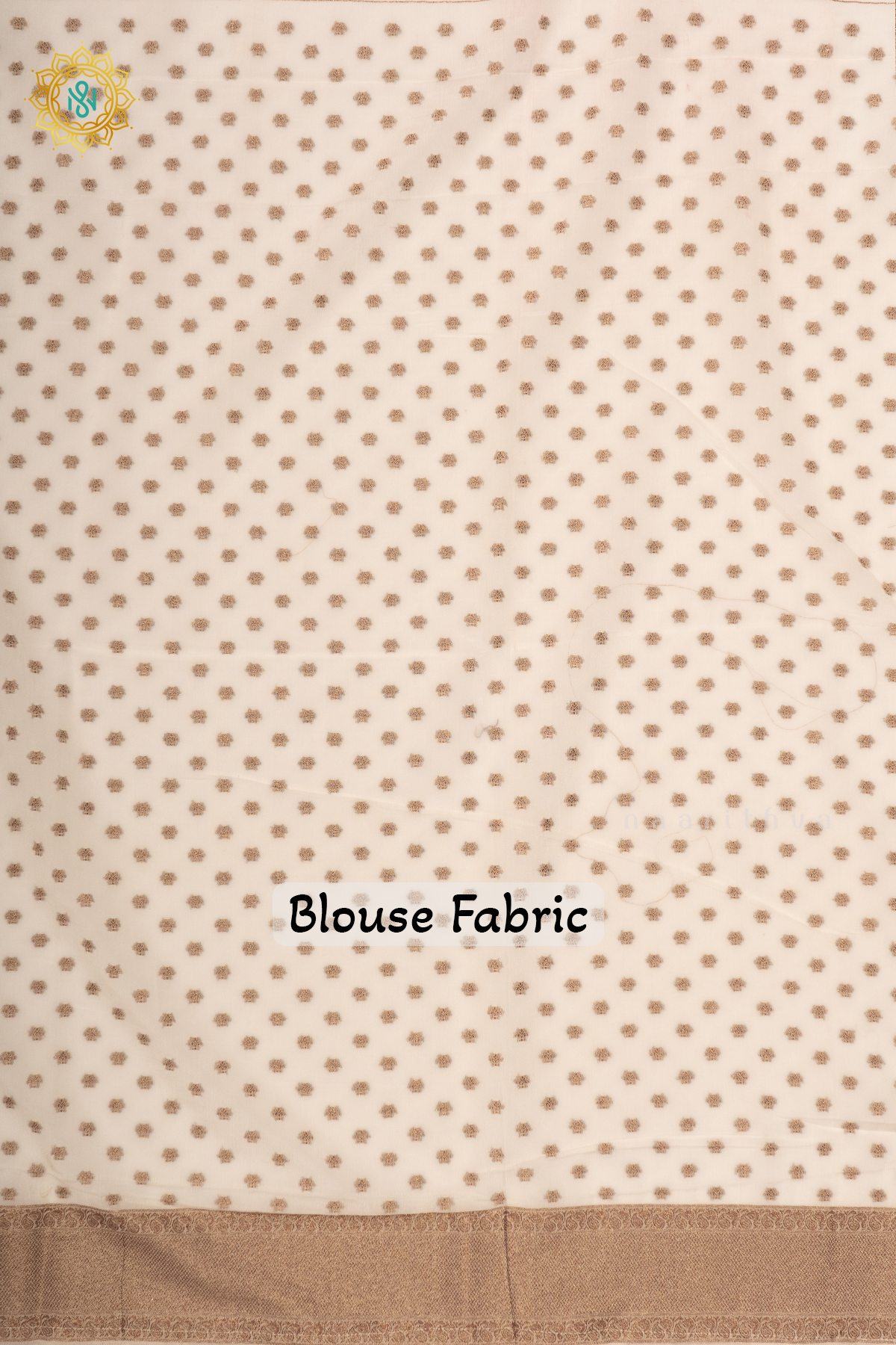 PINK WITH WHITE - SEMI CREPE GEORGETTE