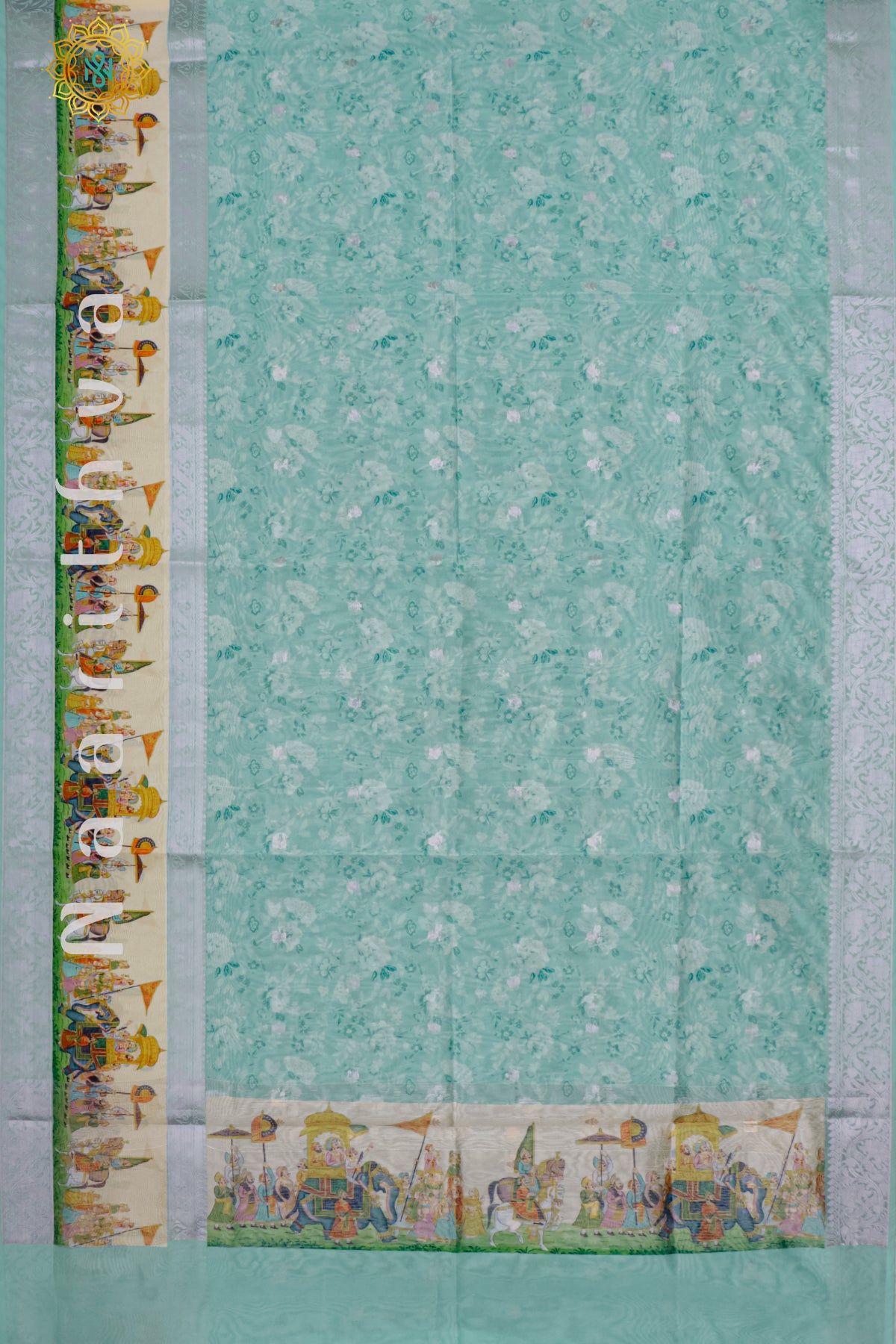 SKY BLUE - CHANDERI SILK COTTON