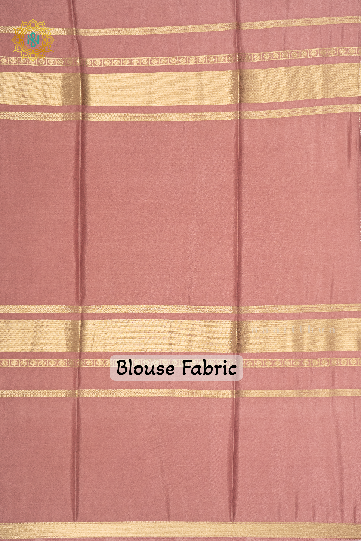 PEACH - SEMI MYSORE CREPE SILK