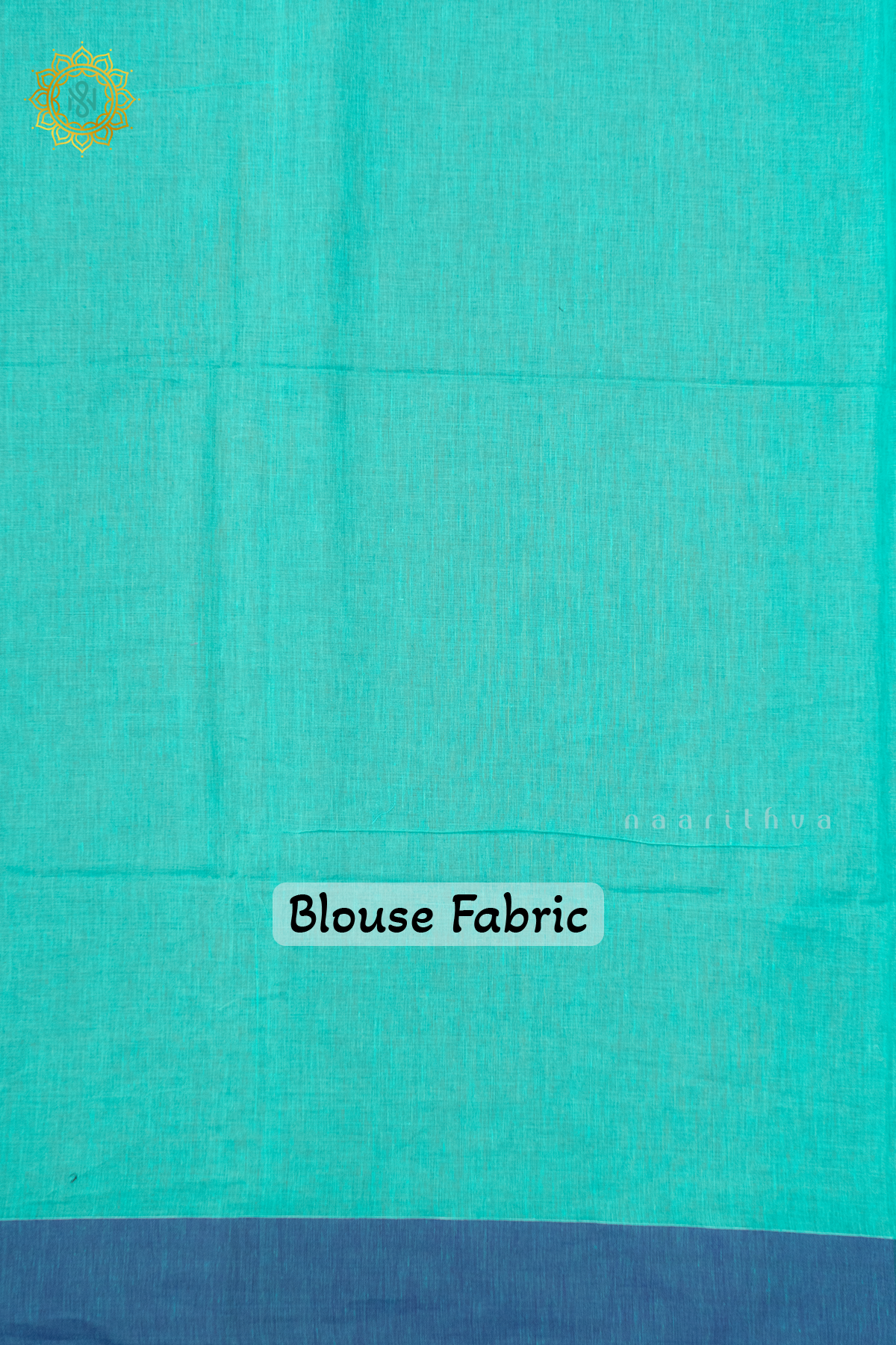 SEA GREEN WITH BLUE - MUL COTTON