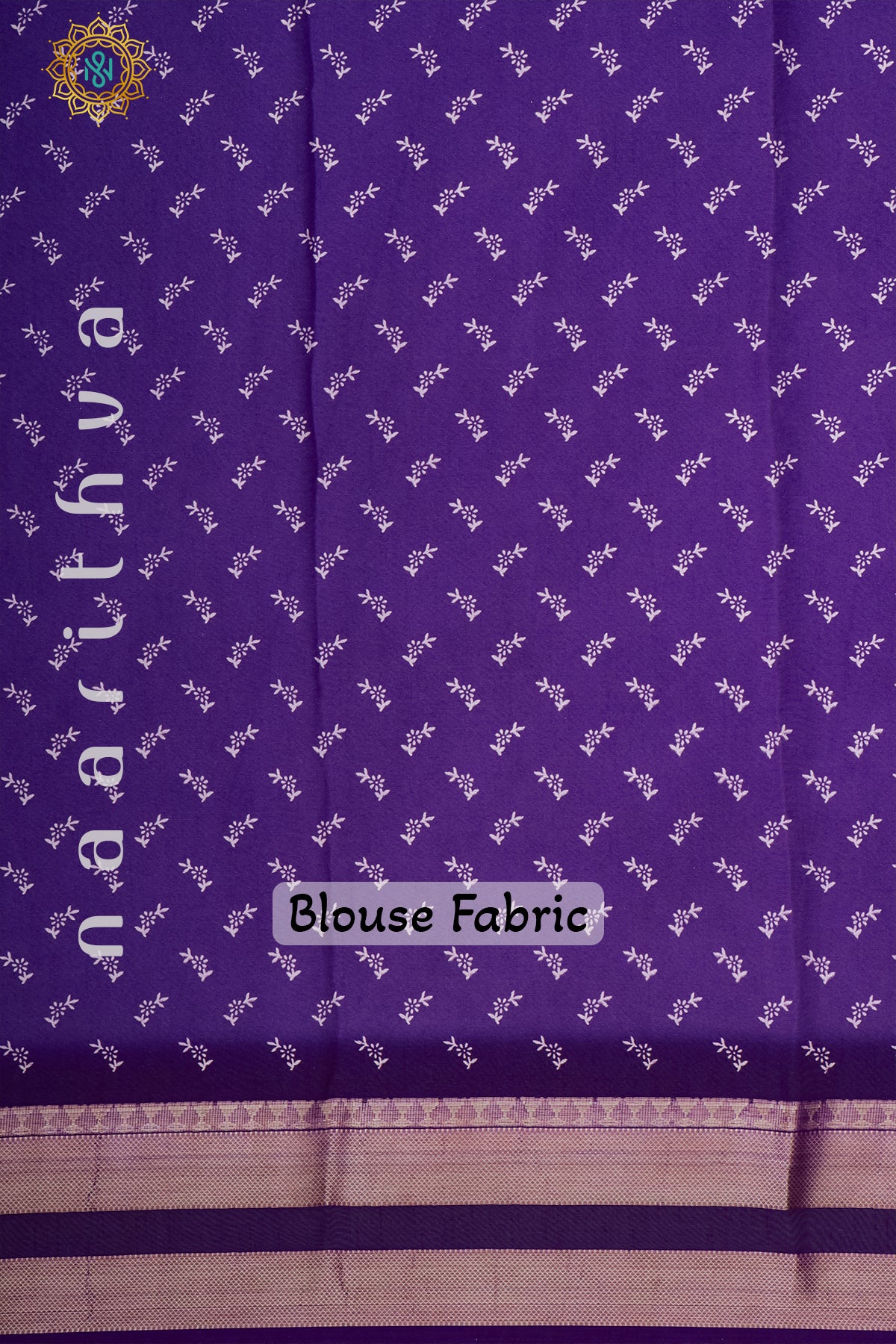 LAVENDER WITH PURPLE - SEMI GEORGETTE