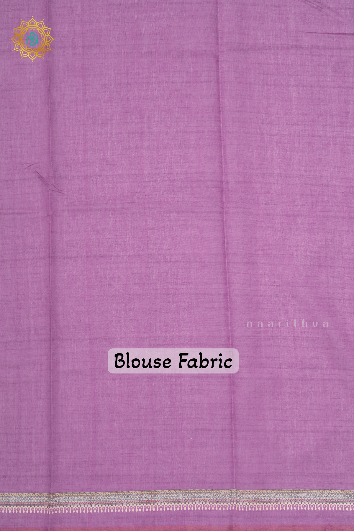 LAVENDER WITH OFF WHITE - CHANDERI COTTON
