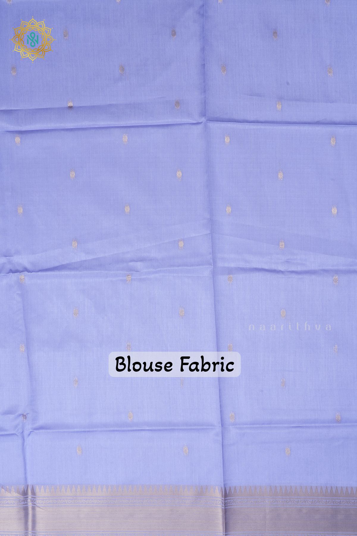 Lavender Semi Tussar Silk Saree Zari Buttas On The Body With Paithani Border & Pallu