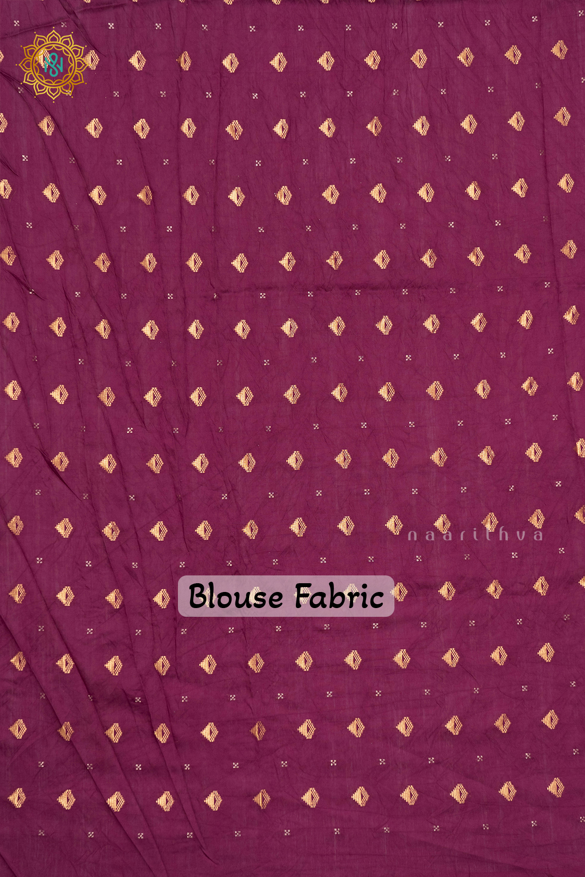 MAGENTA WITH SAGE GREEN - SEMI CREPE SILK