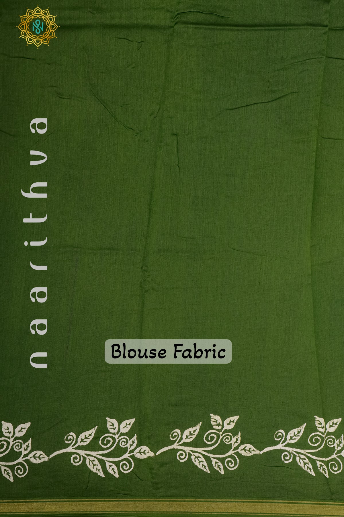 GREEN - CHANDERI  COTTON