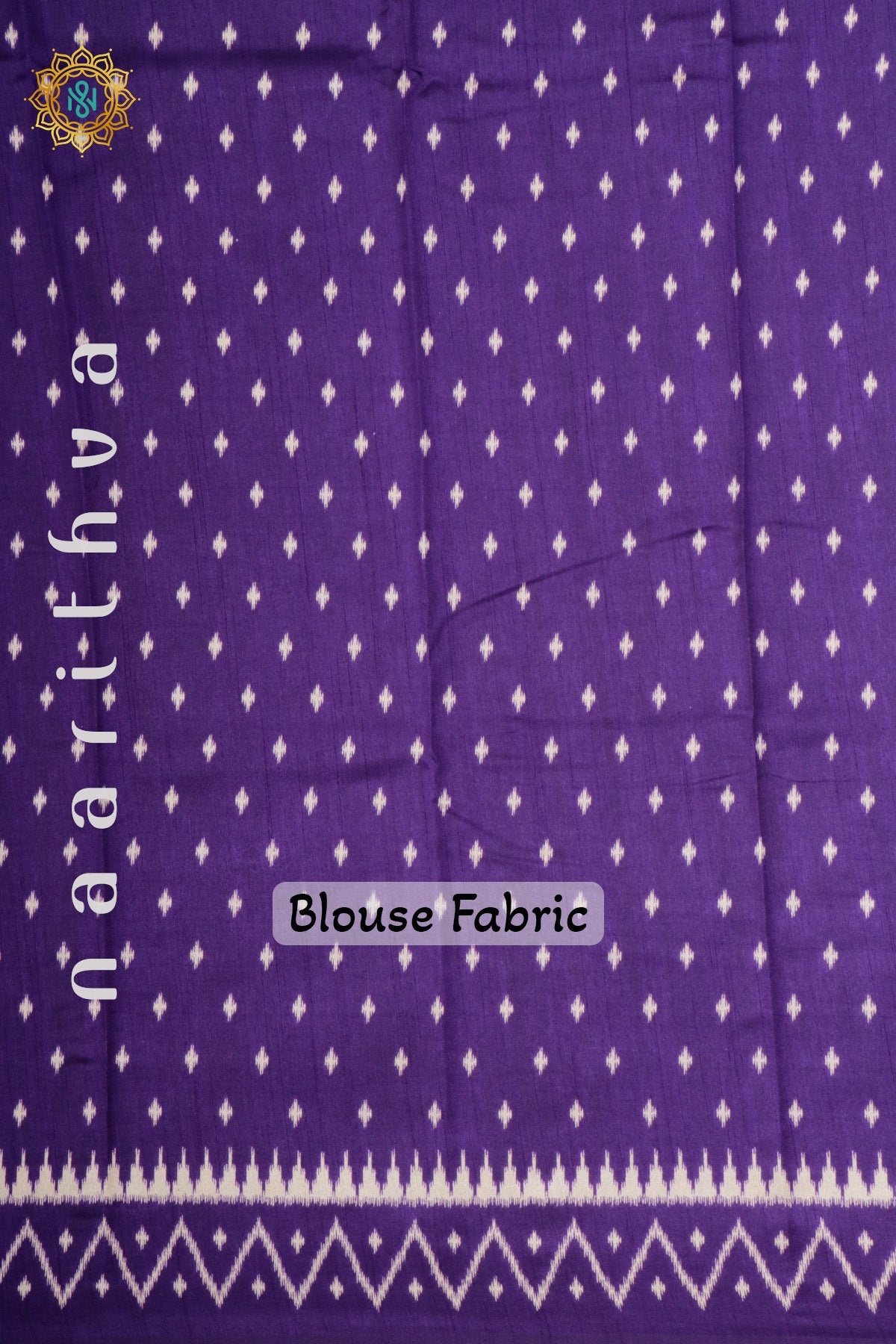 SKY BLUE WITH PURPLE - DOLA SILK