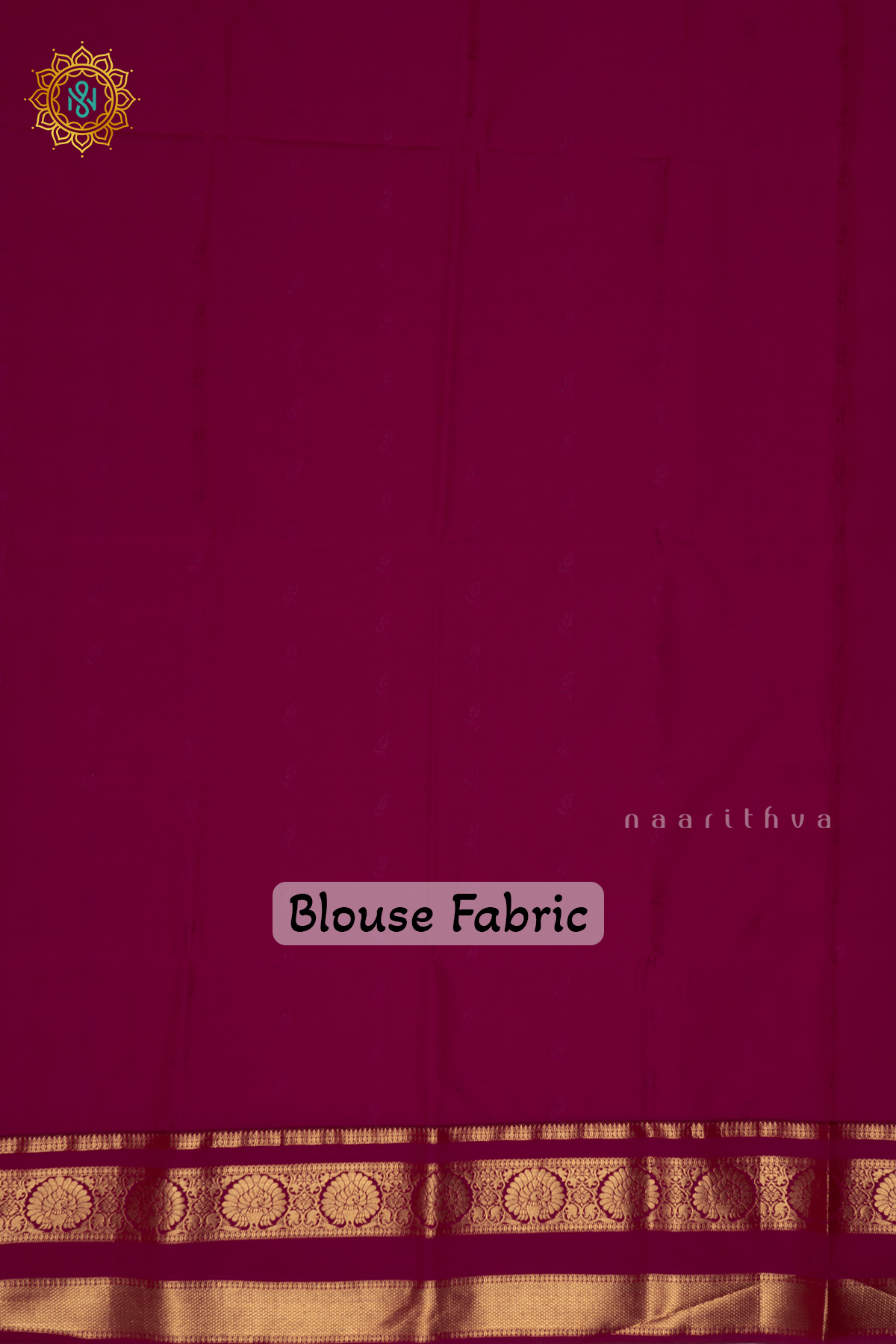 PINK WITH MAGENTA - SEMI KANCHI SAREE ALLOVER ZARI BUTTAS AND CONTRAST GAP BORDER