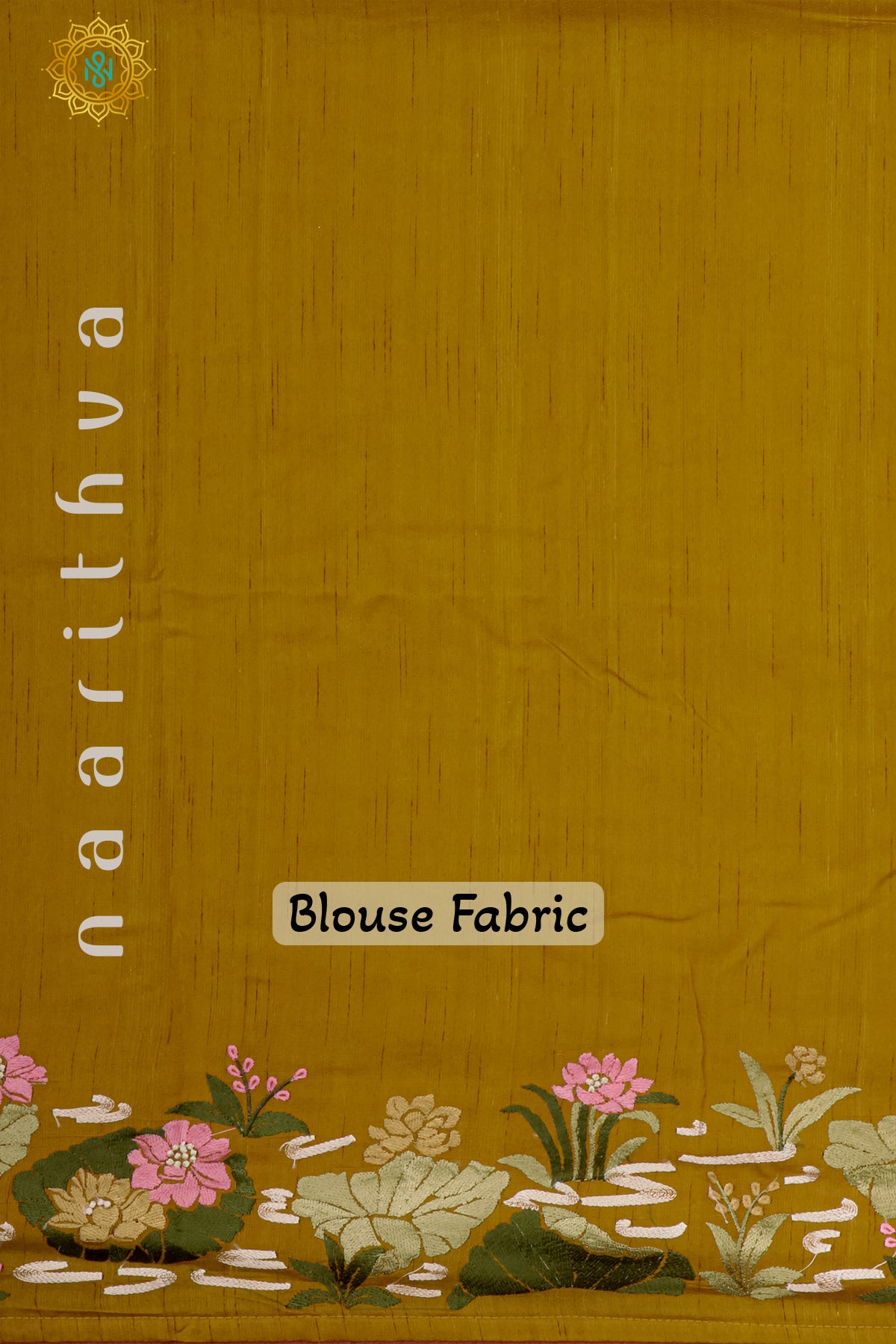 MUSTARD - SEMI TUSSAR SILK WITH EMBROIDERY