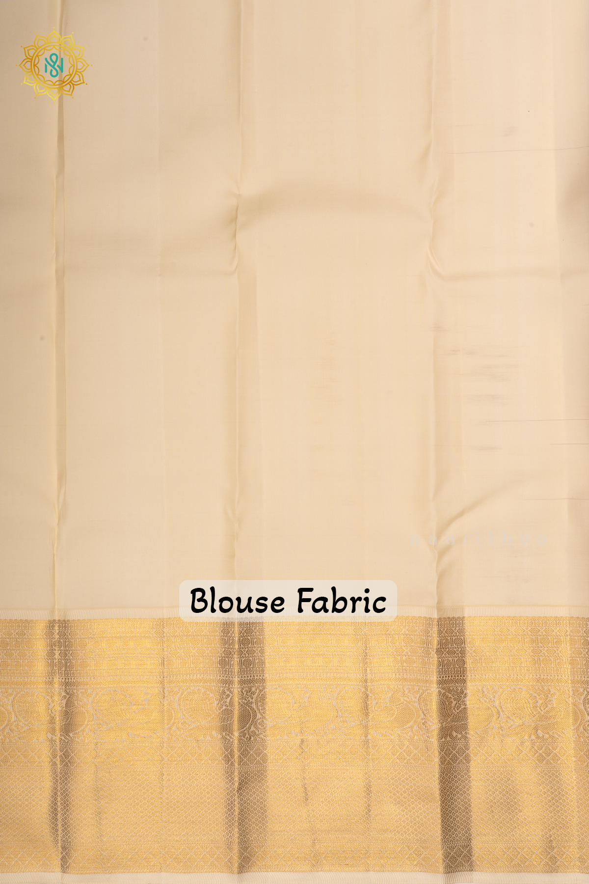 Purple with Off White  Pure Kanjivaram Silk Saree with Zari Buttas & Checks On The Body and Zari Border