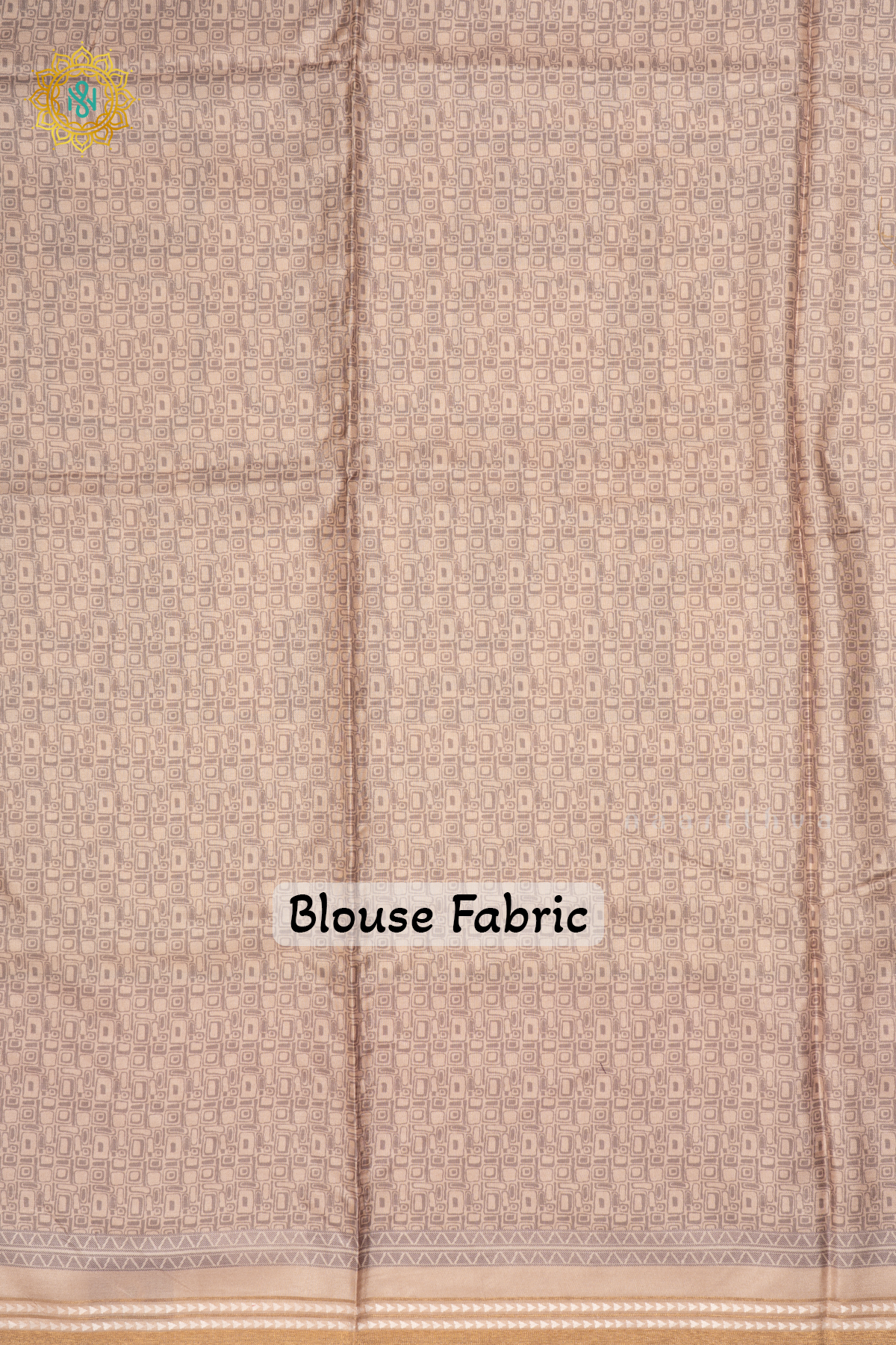 BEIGE WITH PINK - SEMI CREPE SILK SAREE DIGITAL PRINTS AND ZARI WOVEN BORDER