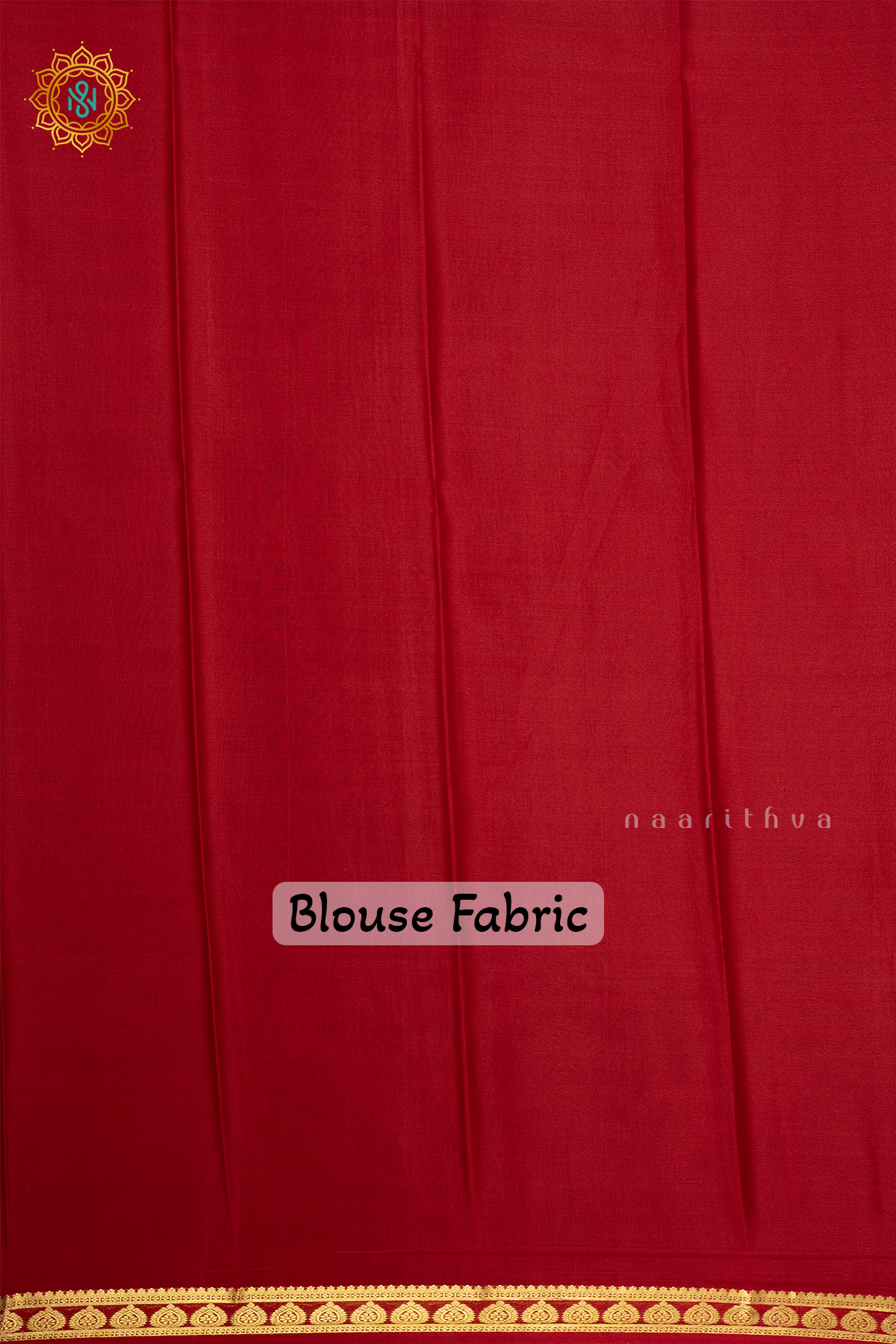 RED - PURE MYSORE CREPE SILK
