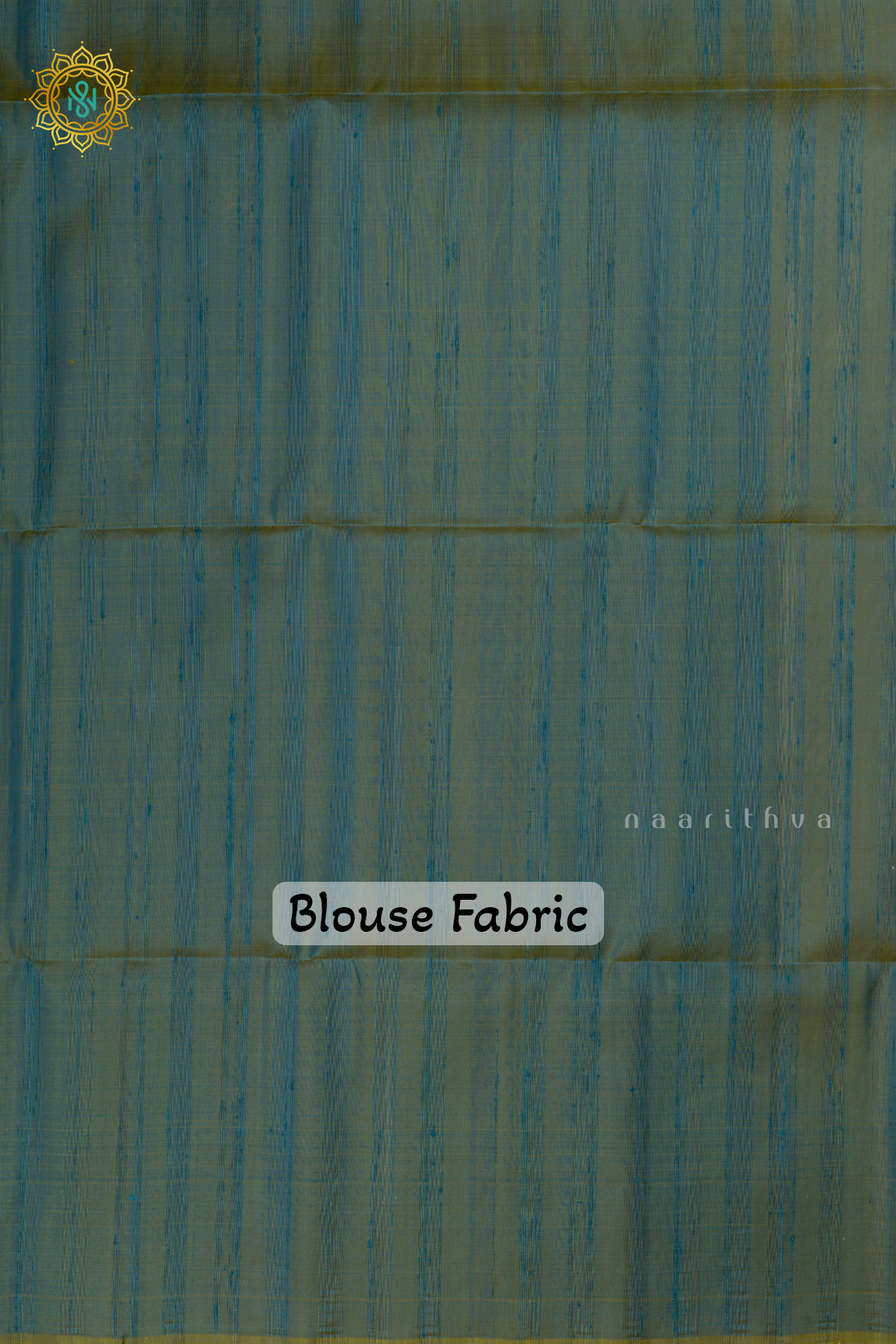 Yellow with Blue Pure Kanjivaram Soft Silk Saree With Plain Body And Contrast Temple Rising Border, Pallu