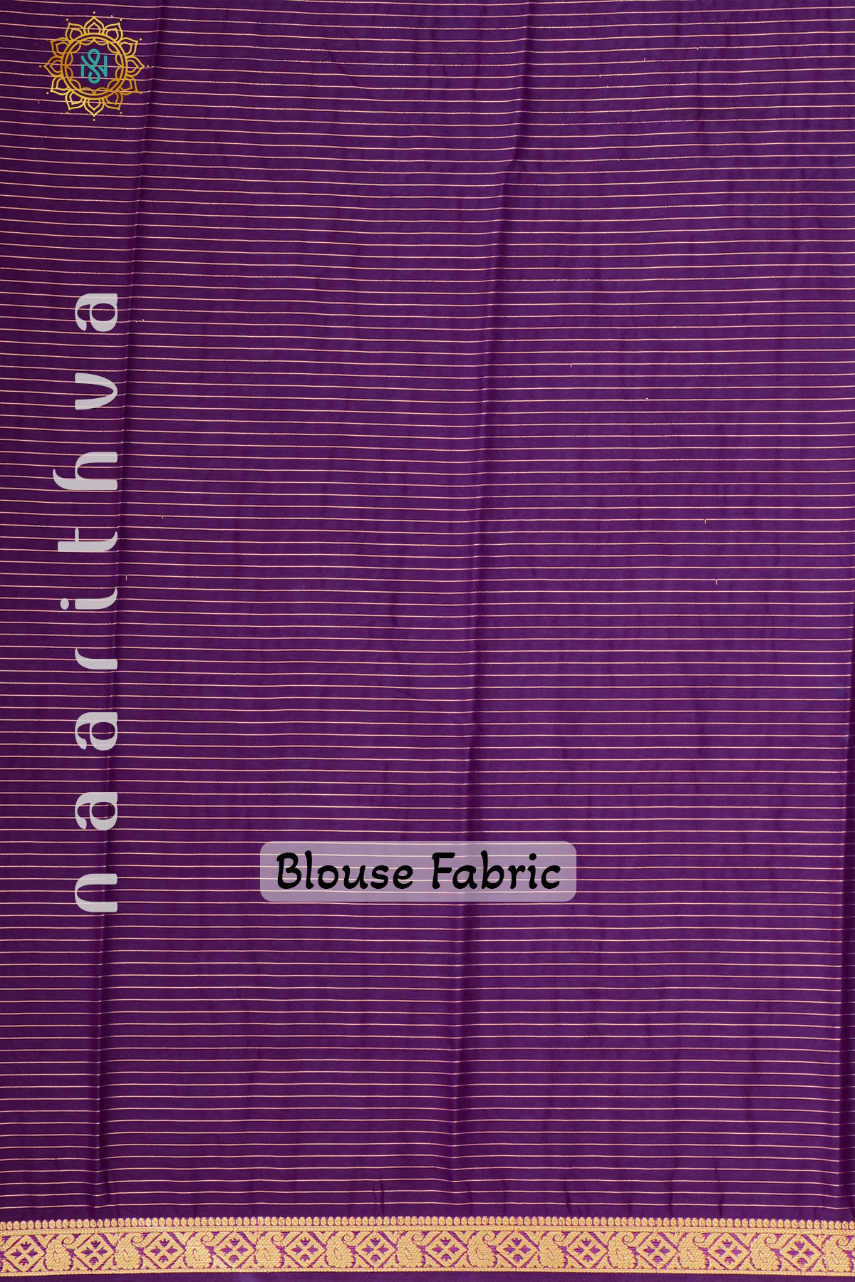 BOTTLE GREEN WITH PURPLE - SEMI MYSORE CREPE SILK