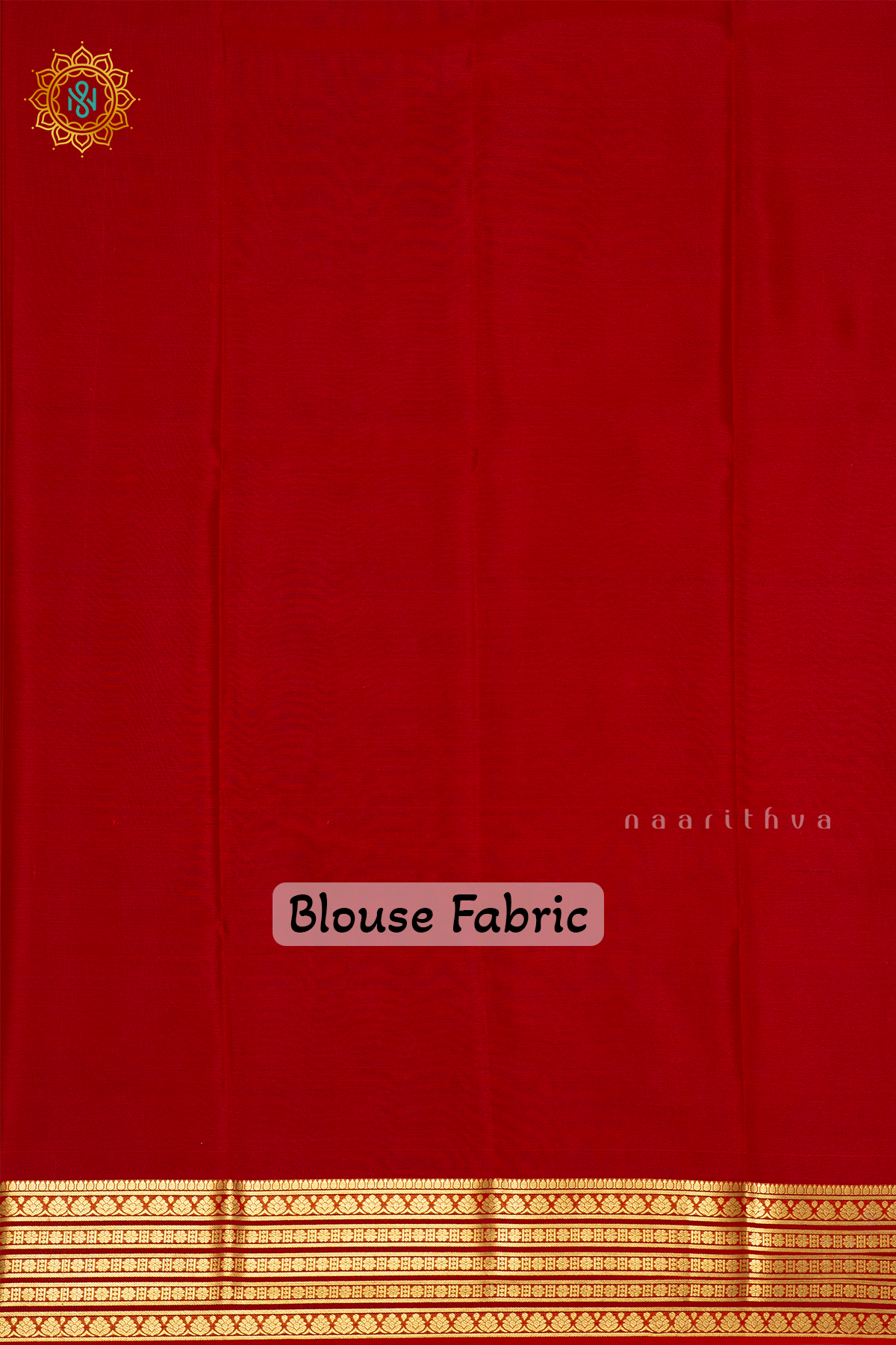 RED - PURE MYSORE CREPE SILK