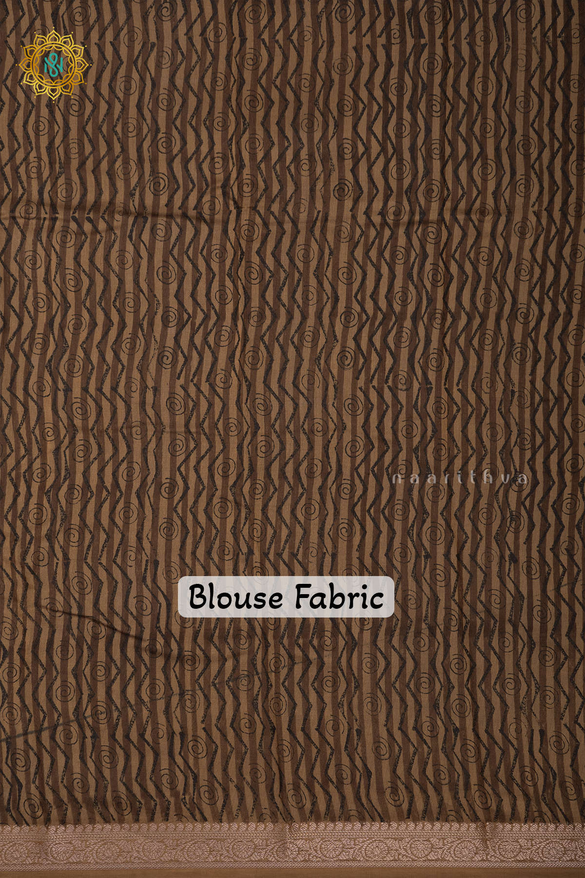 BLACK WITH MUSTARD - CHANDERI SILK COTTON