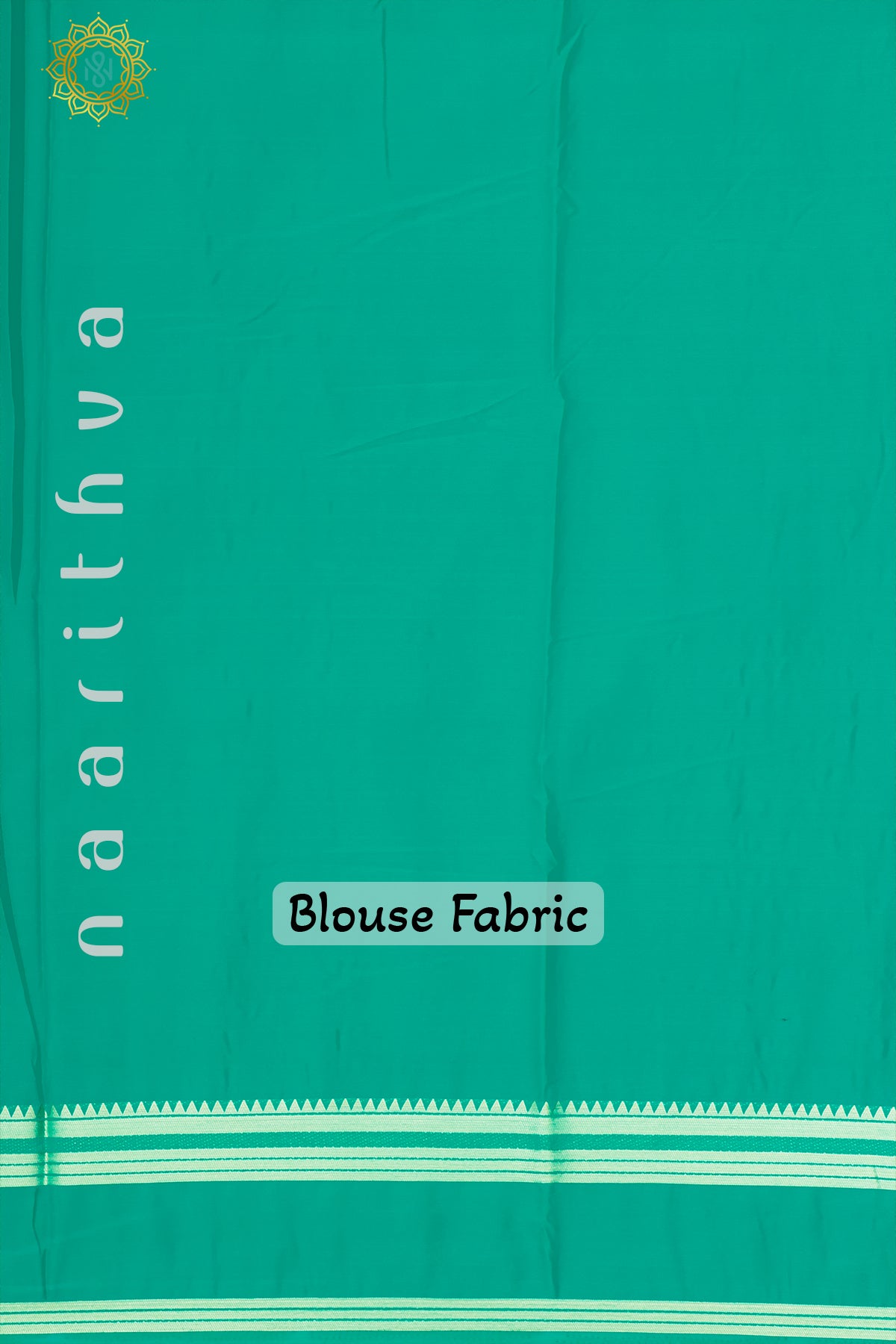 CYAN GREEN - SEMI MYSORE CREPE SILK