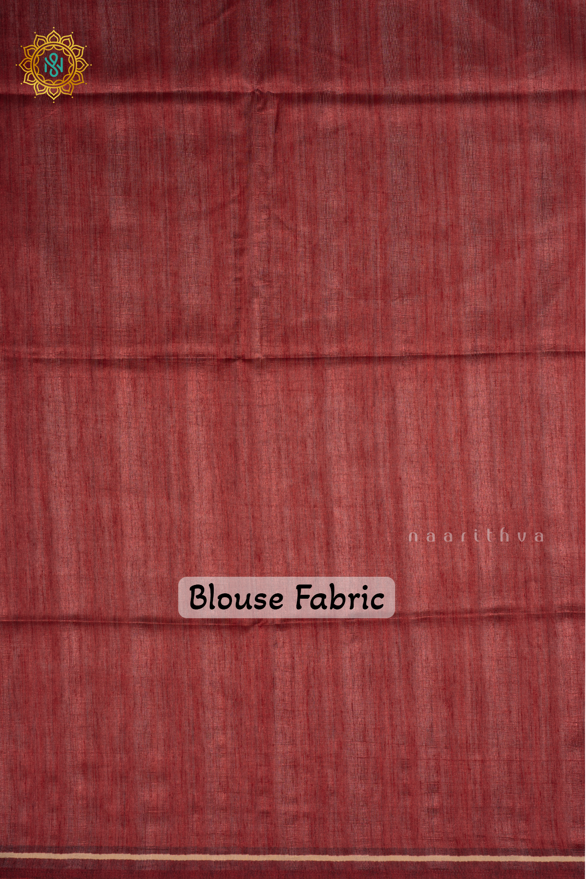 Red - Semi Gicha Tussar Saree Allover Ajrakh Printed Body With Pallu And Blouse
