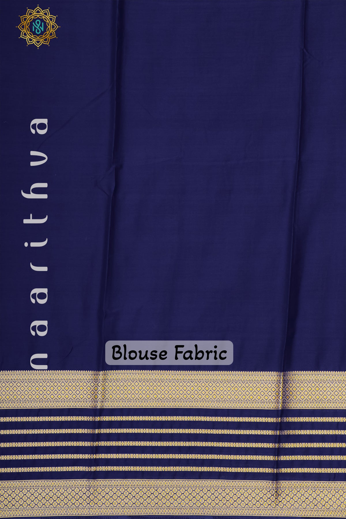 NAVY BLUE - SEMI MYSORE CREPE SILK