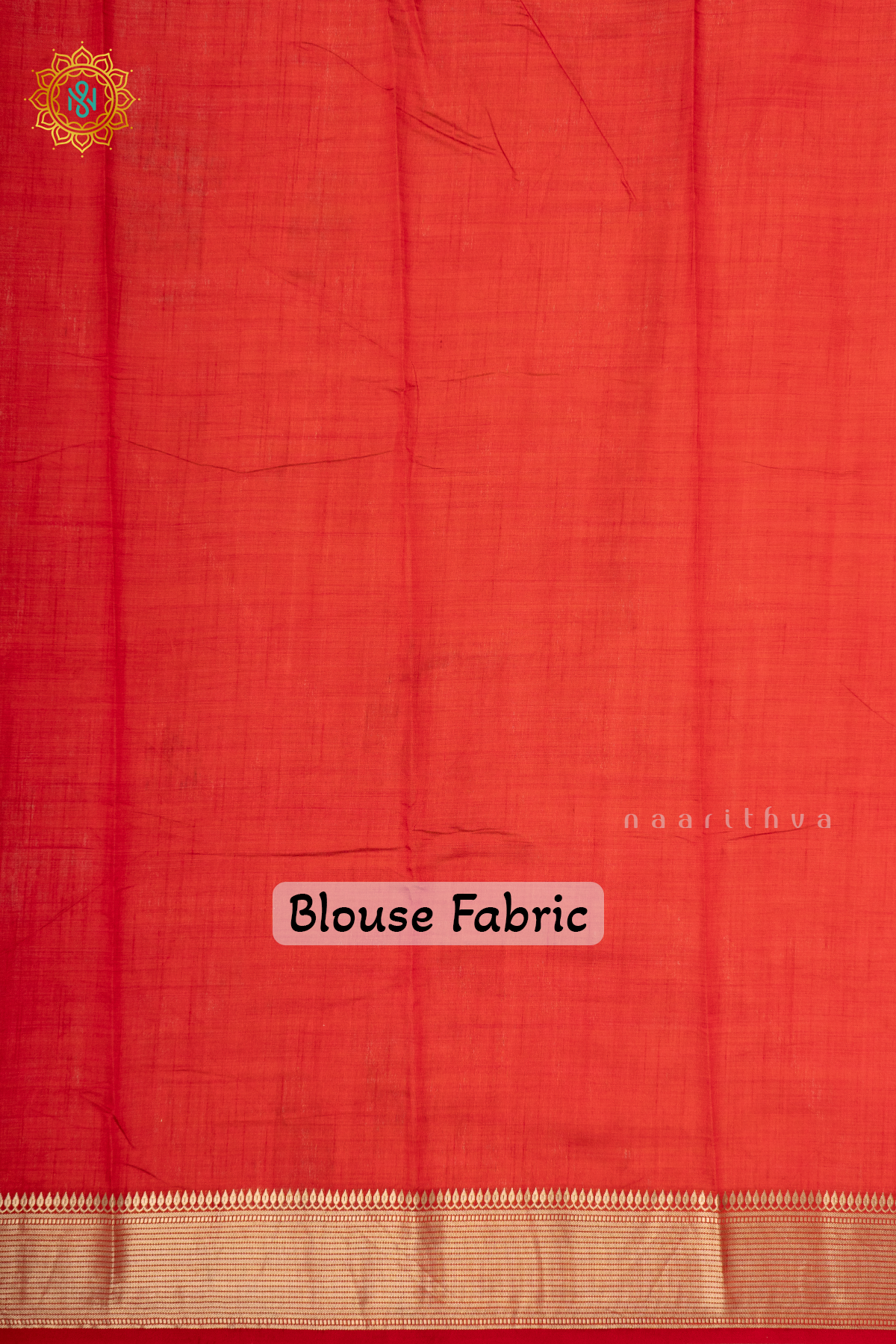 RED - SEMI TUSSAR SILK