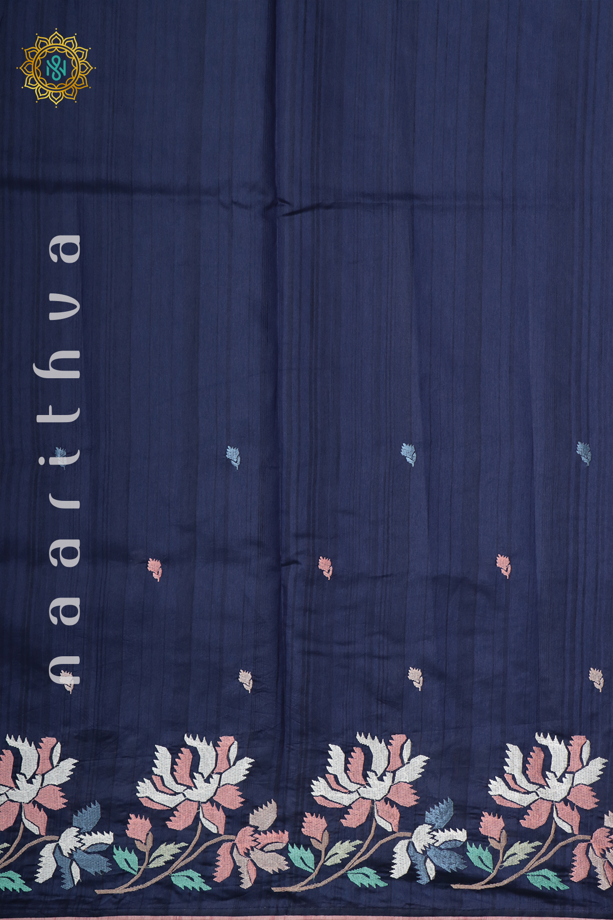 BLUE - SEMI TUSSAR SILK