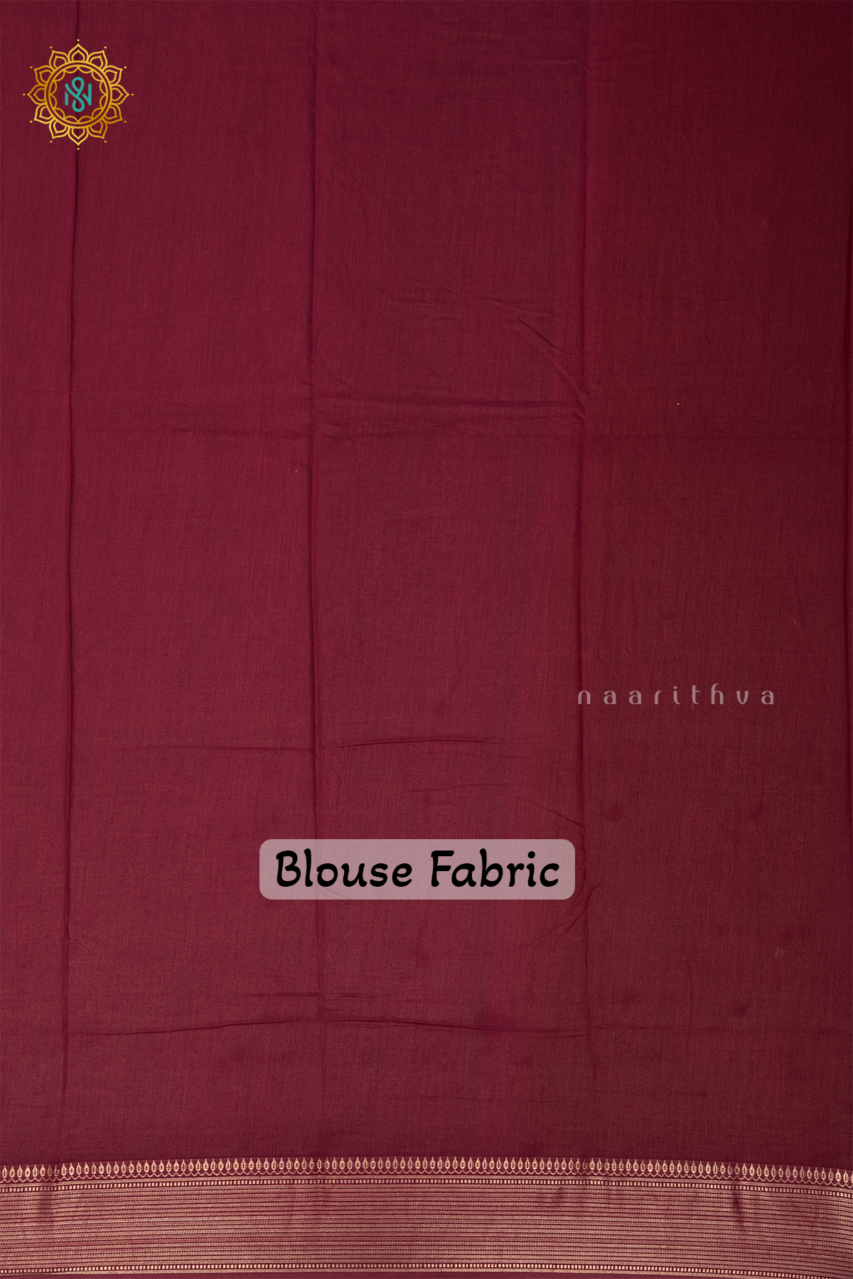 BLACK WITH MAROON - VISCOSE COTTON
