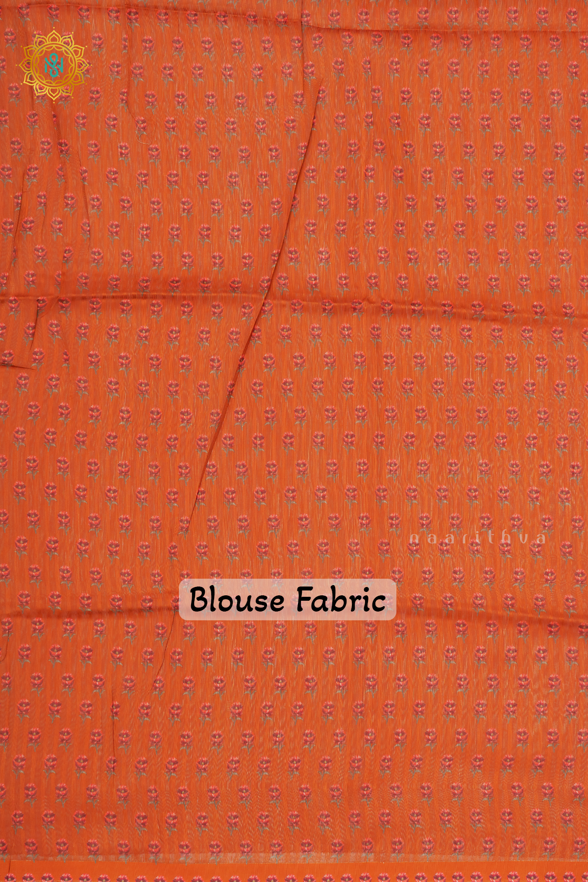 DUAL SHADE OF ORANGE - LINEN BY COTTON