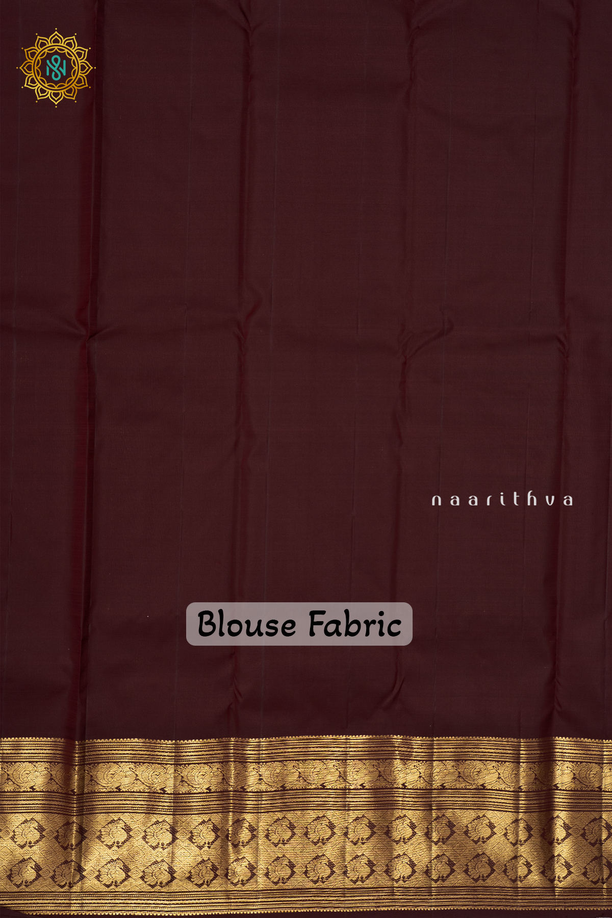 RUST ORANGE WITH BROWN - PURE KANJIVARAM SILK