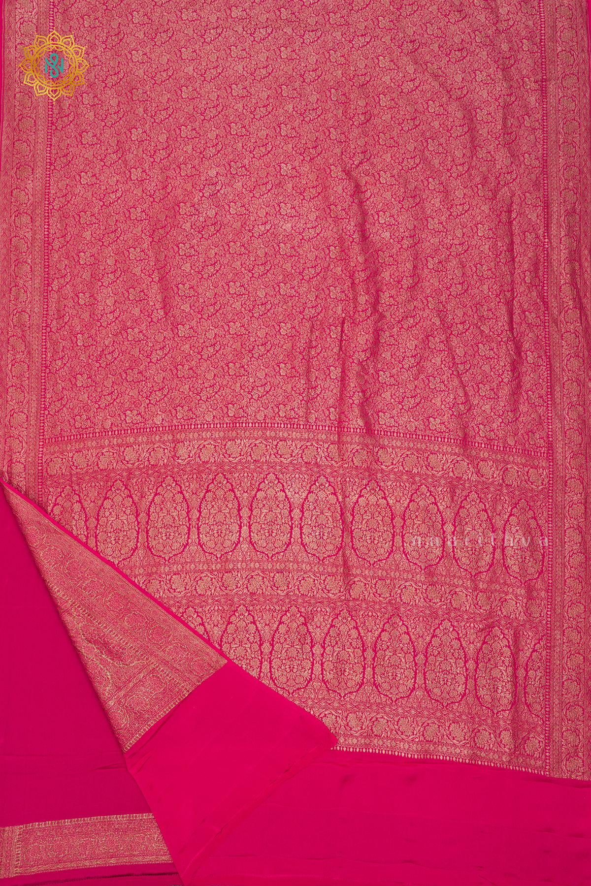 PINK - PURE BANARASI CREPE