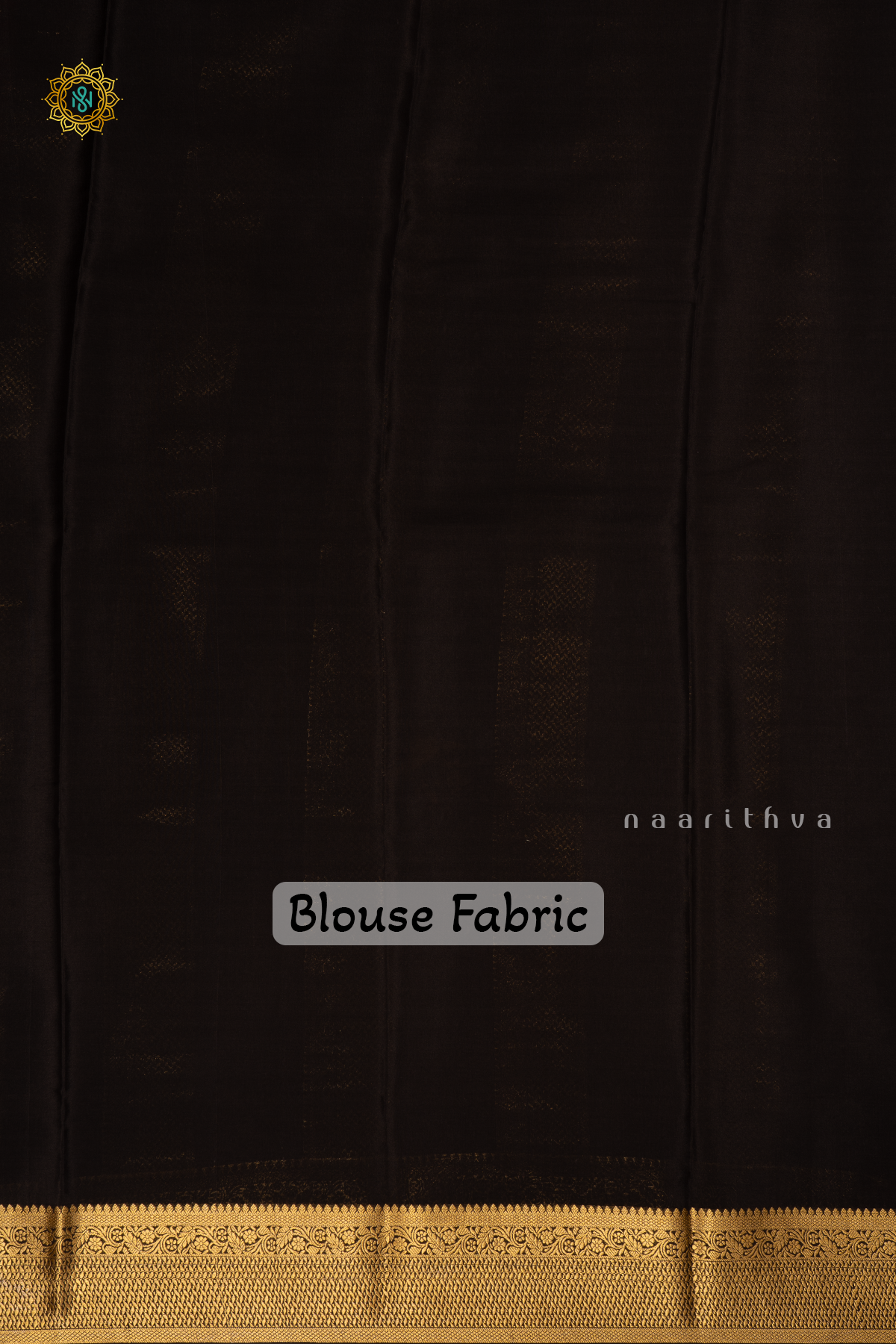 RED WITH BLACK - PURE MYSORE CREPE SILK