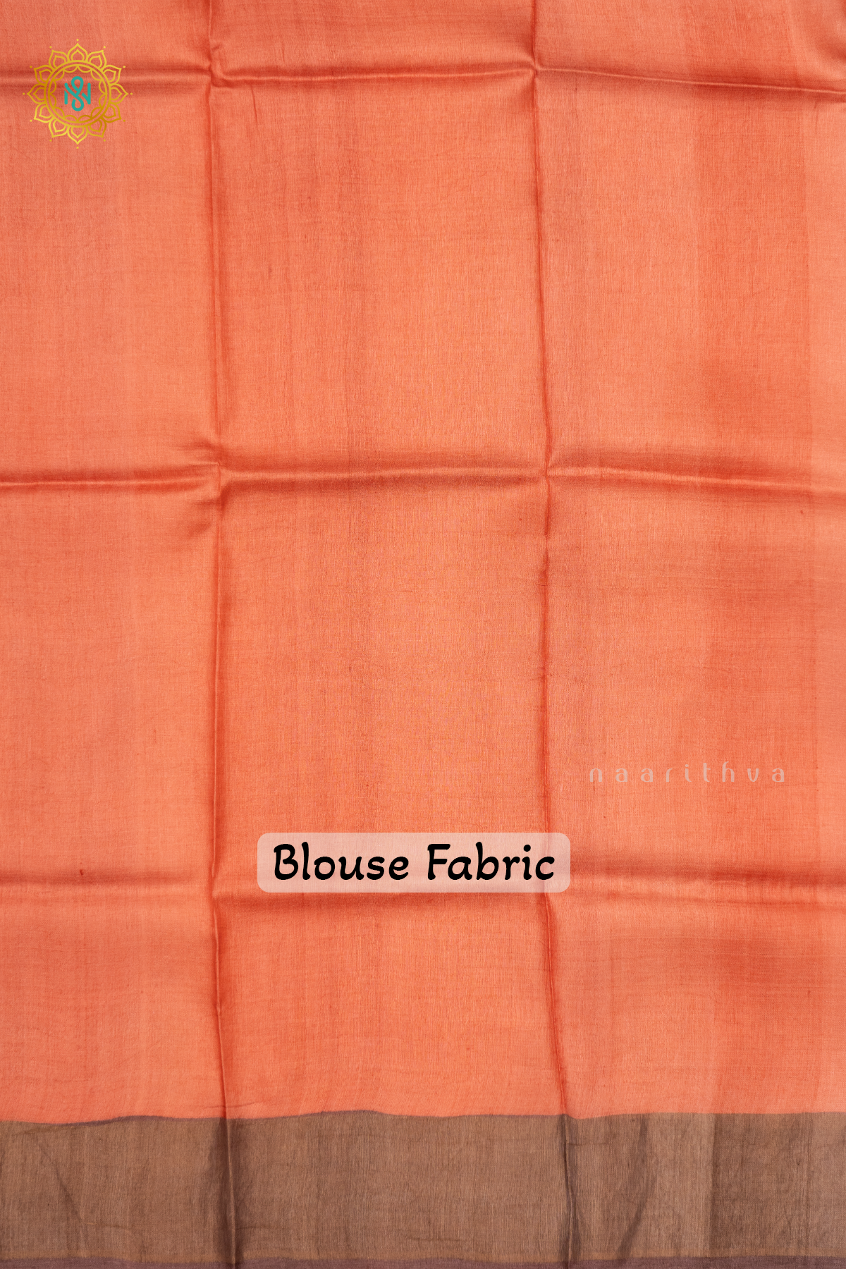 YELLOW WITH PEACH - PURE TUSSAR SILK