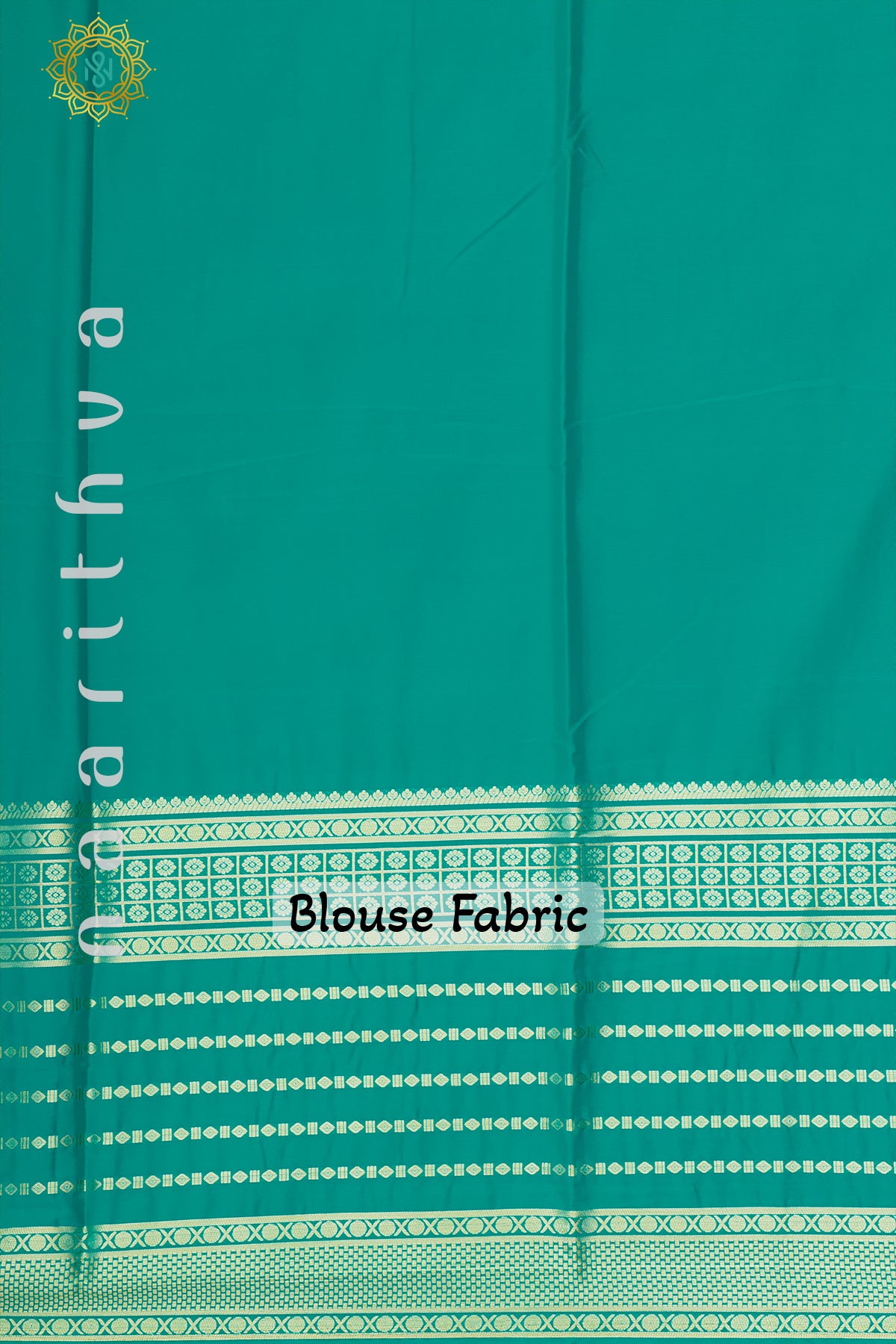 CYAN GREEN - SEMI MYSORE CREPE SILK