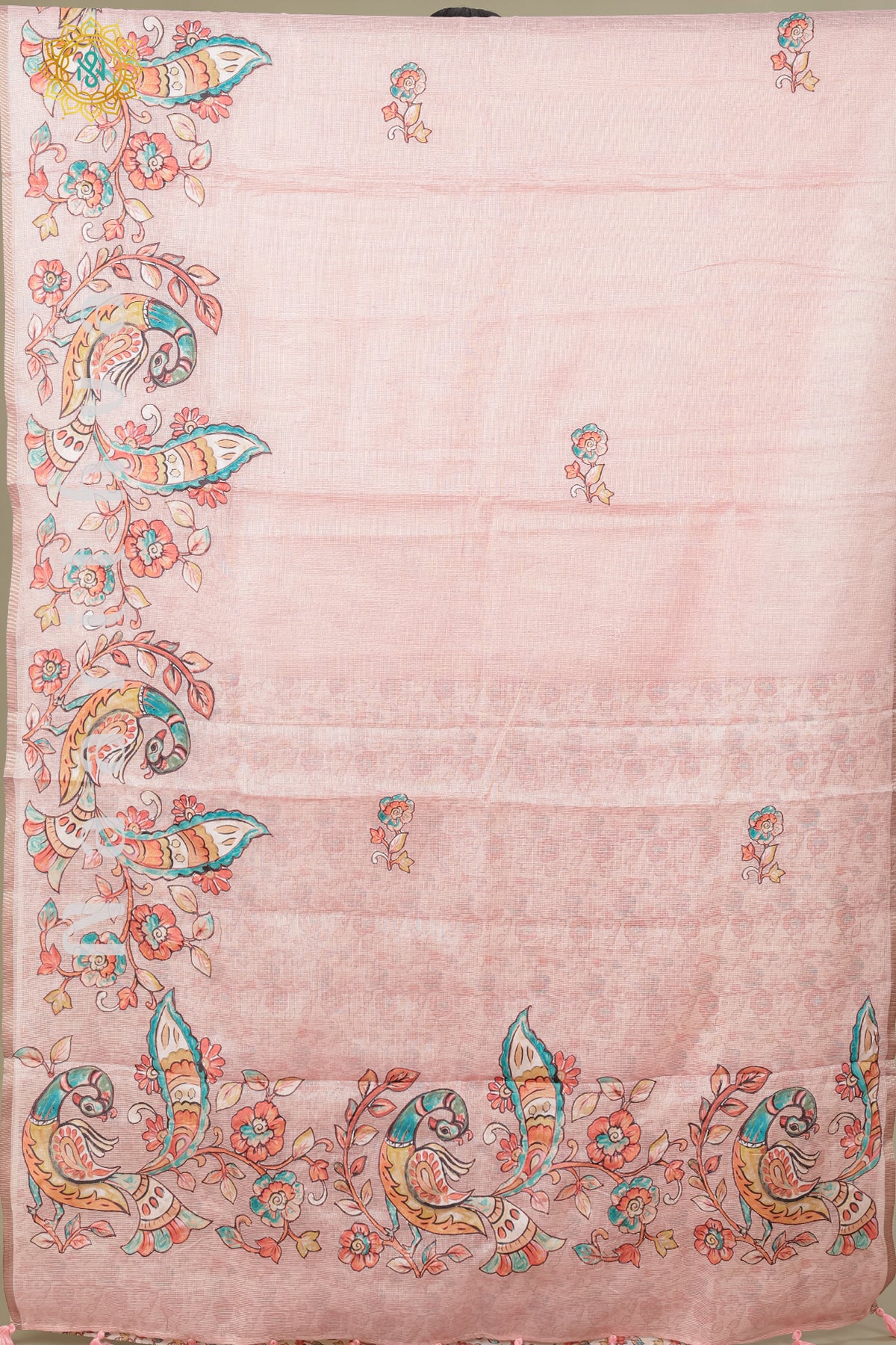 PINK - KOTA TISSUE WITH APPLIQUE WORK