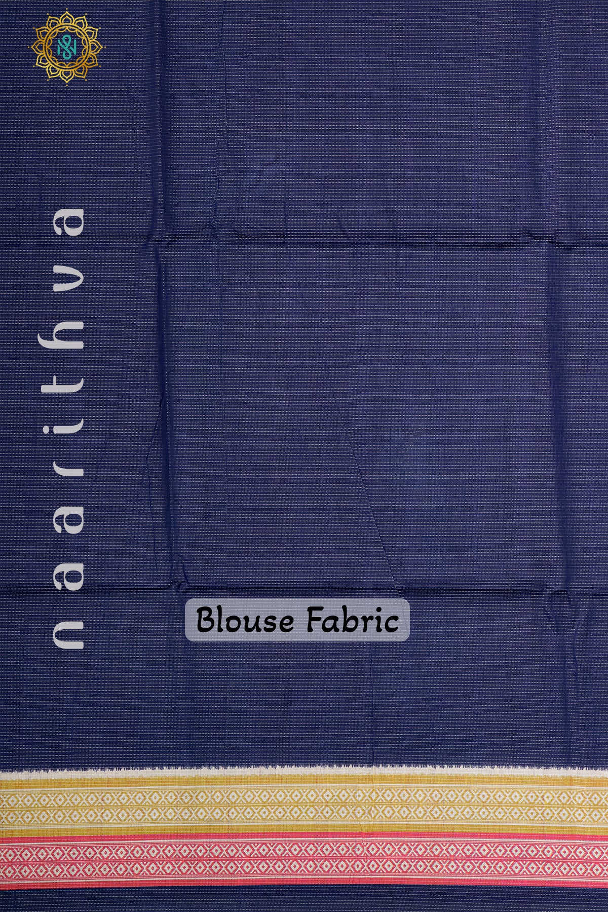 LAVENDER WITH NAVY BLUE - SEMI TUSSAR SILK