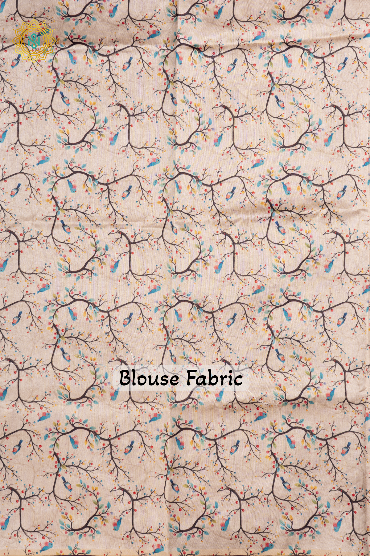 WINE - SEMI TUSSAR SILK SAREE WITH APPLIQUE WORK AND DUAL BLOUSE