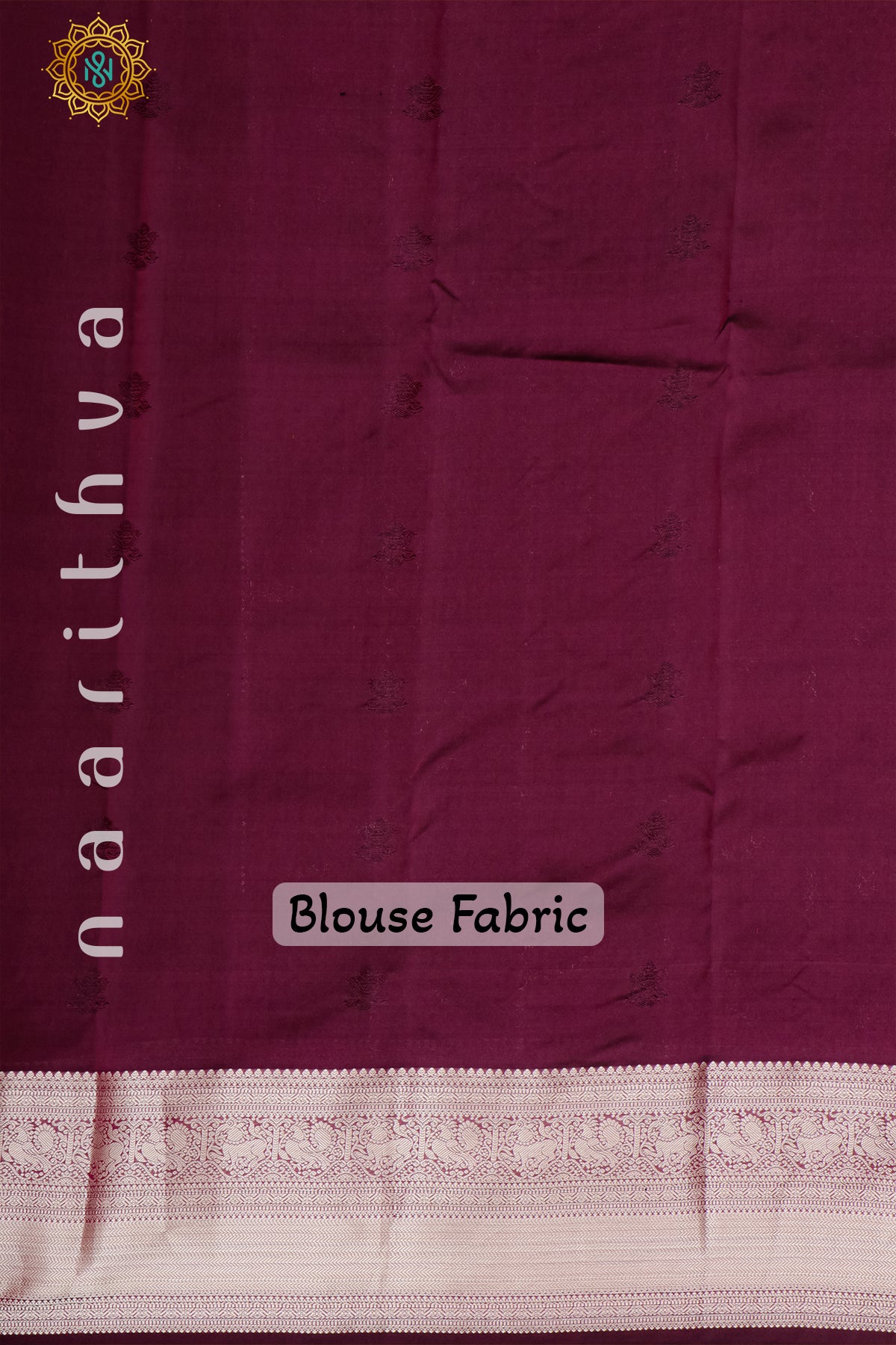 DUAL SHADE OF ORANGE WITH WINE - KANJIVARAM PURE MIX