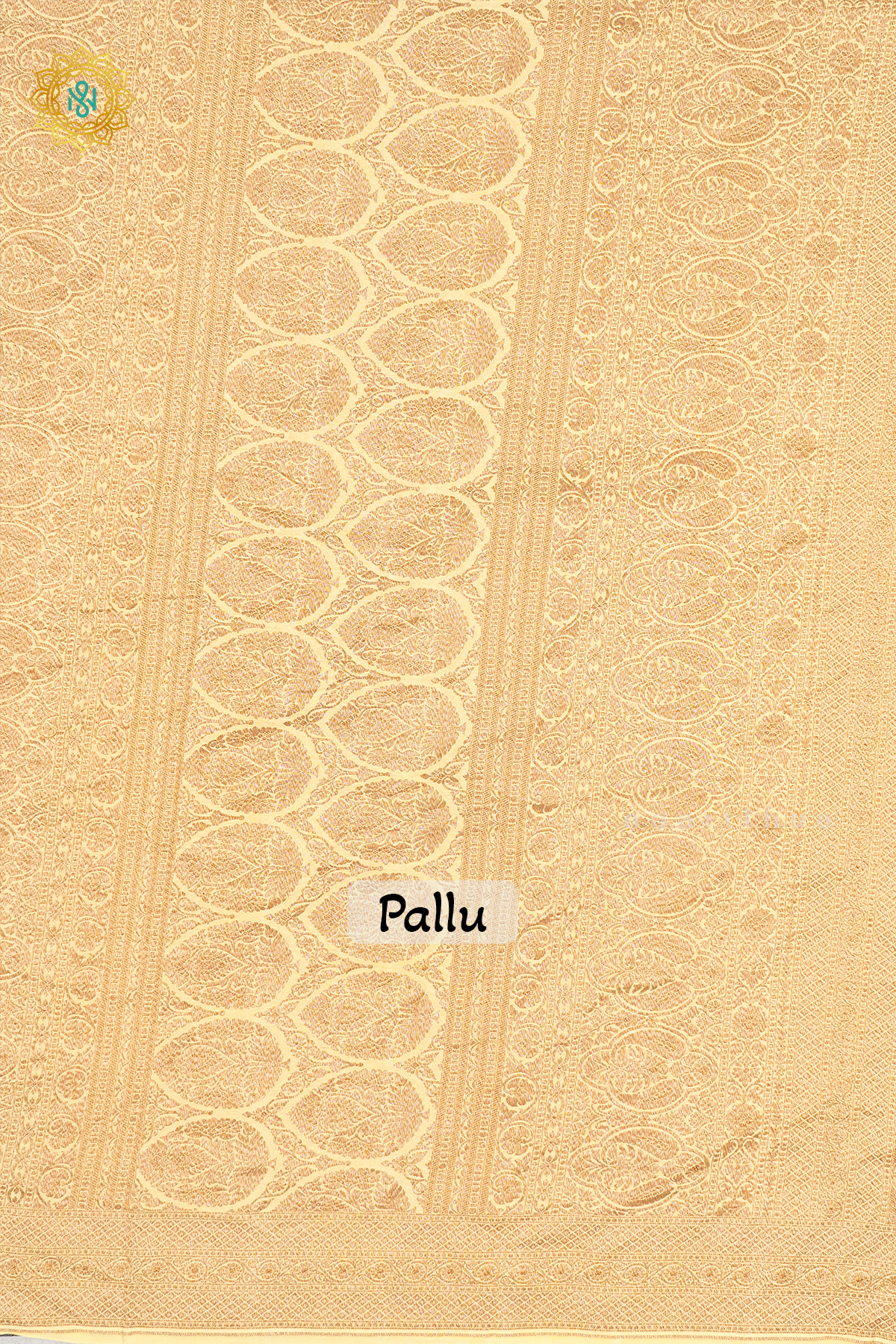 PURPLE WITH OFF WHITE - PURE BANRASI CREPE SILK